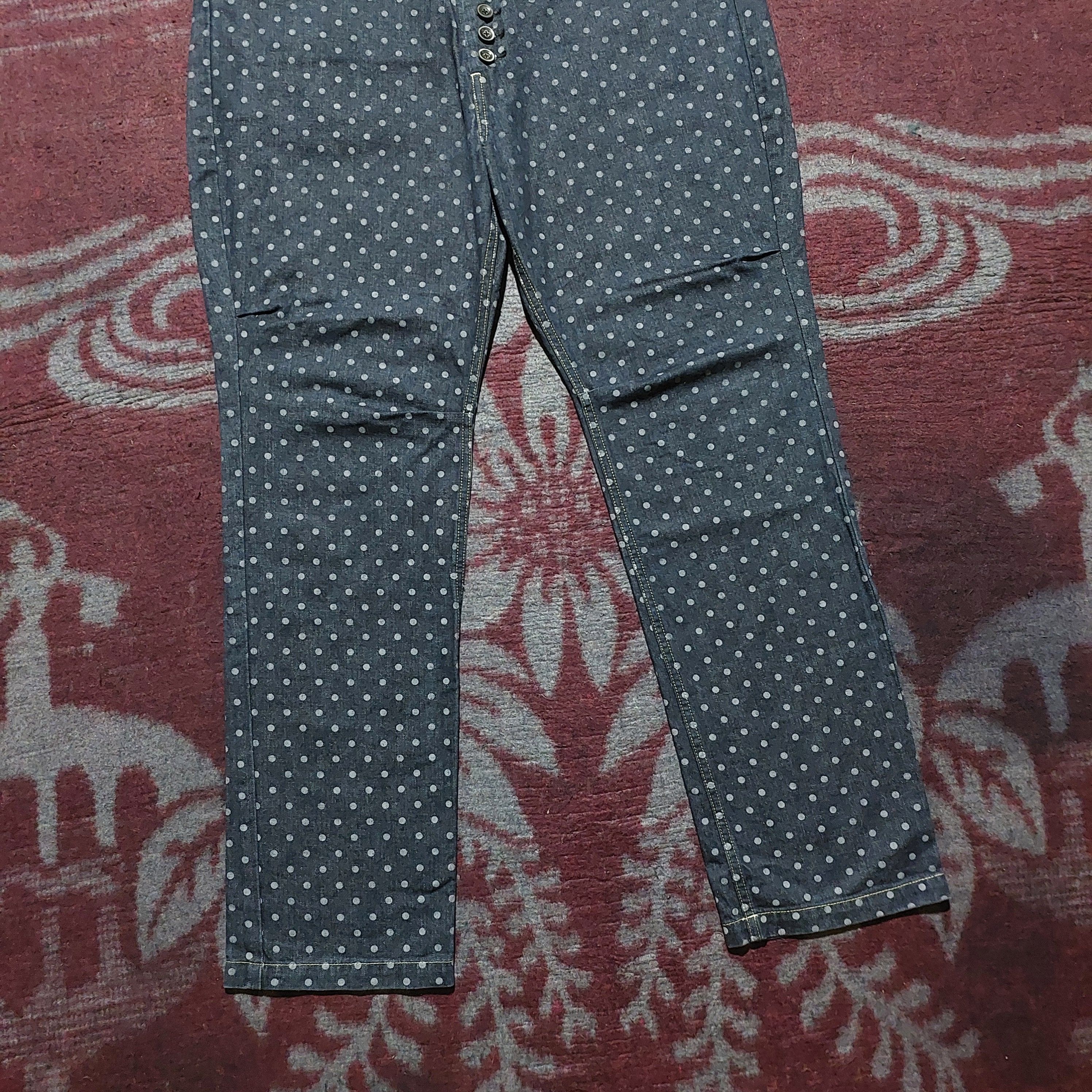Kapital Kapital polca Clown button down denim pants Size US 32 / EU 48 - 5 Thumbnail