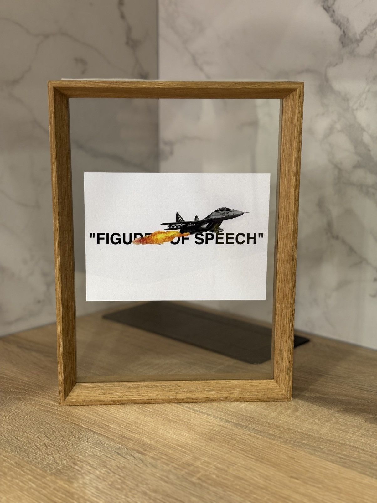 Designer × Virgil Abloh Virgil Abloh Postcard in Frame – “Figures of Speech” Size ONE SIZE - 2 Thumbnail