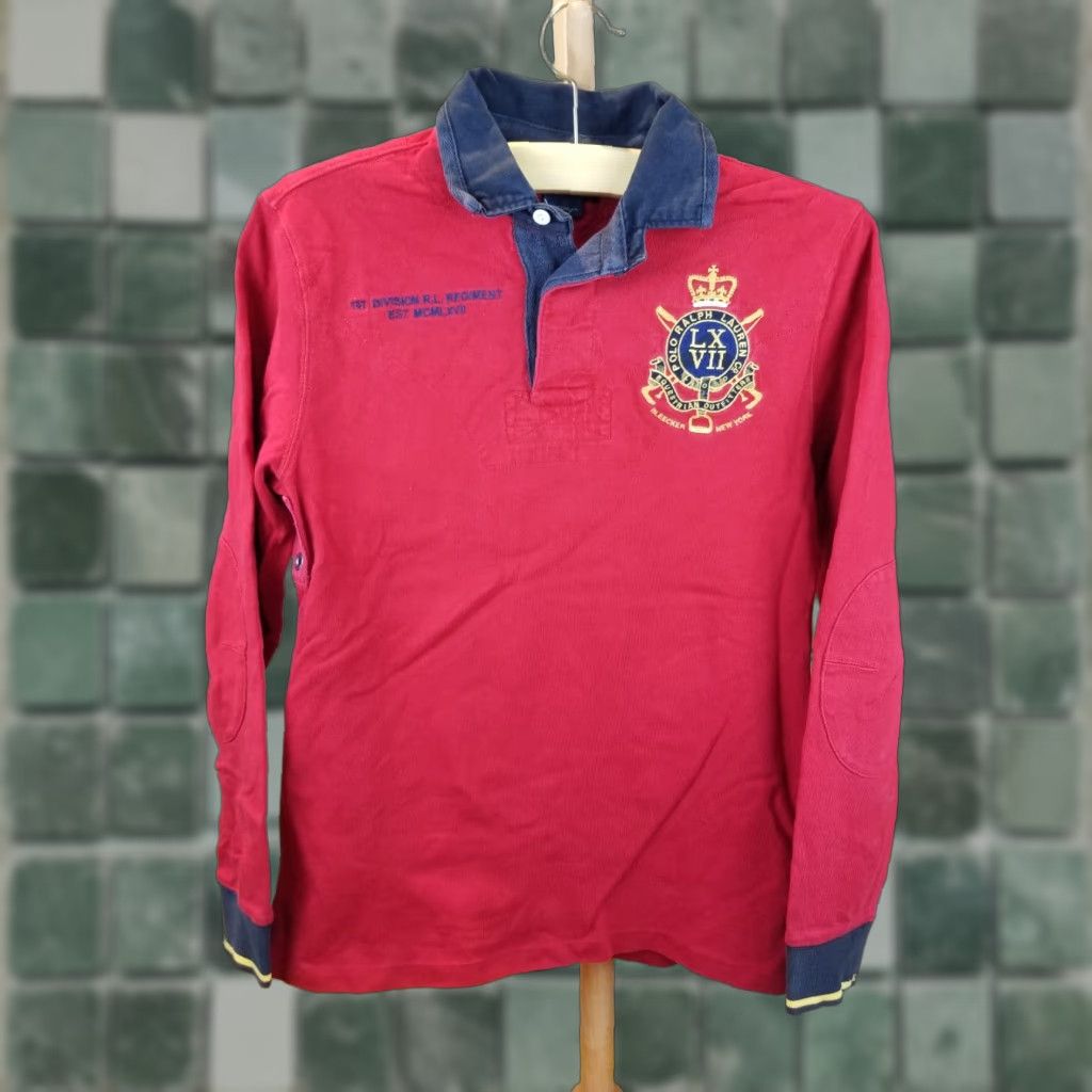 Ralph Lauren VINTAGE Ralph Lauren POLO BLEEKER NEW YORK RED RUGBY SHIRT SZ MEDIUM Shirt Men Red 27 INCH 17 INCH 24 INCH 20 INCH 27 INCH Size US M / EU 48-50 / 2 - 1 Thumbnail