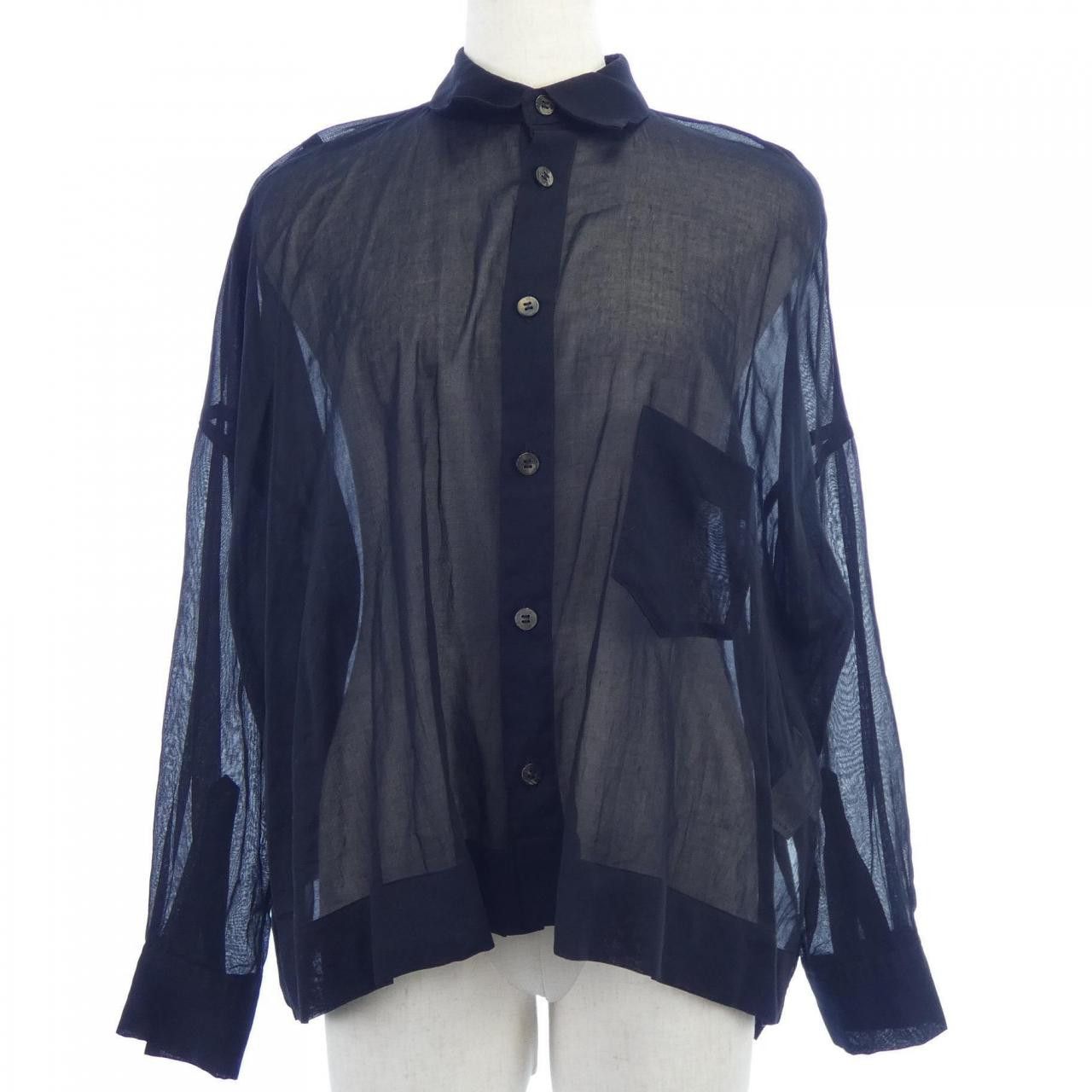 Other Yoji Yamamoto Yohji Yamamoto Shirt Textile Dress Shirt FM-B55-008 DUTY FREE for USA Size ONE SIZE - 1 Thumbnail