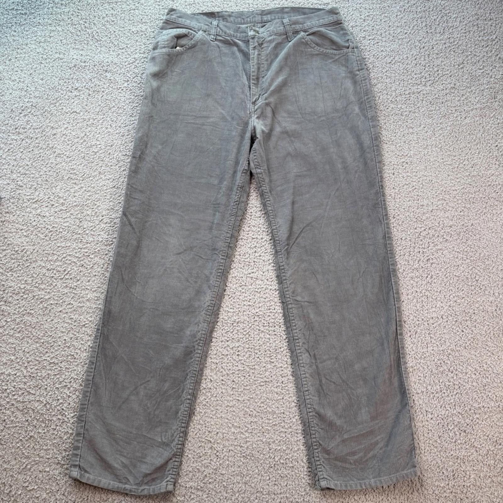 Other Vintage 80s Roebucks Corduroy Pants Mens 34x30 Trousers Size US 34 / EU 50 - 1 Thumbnail