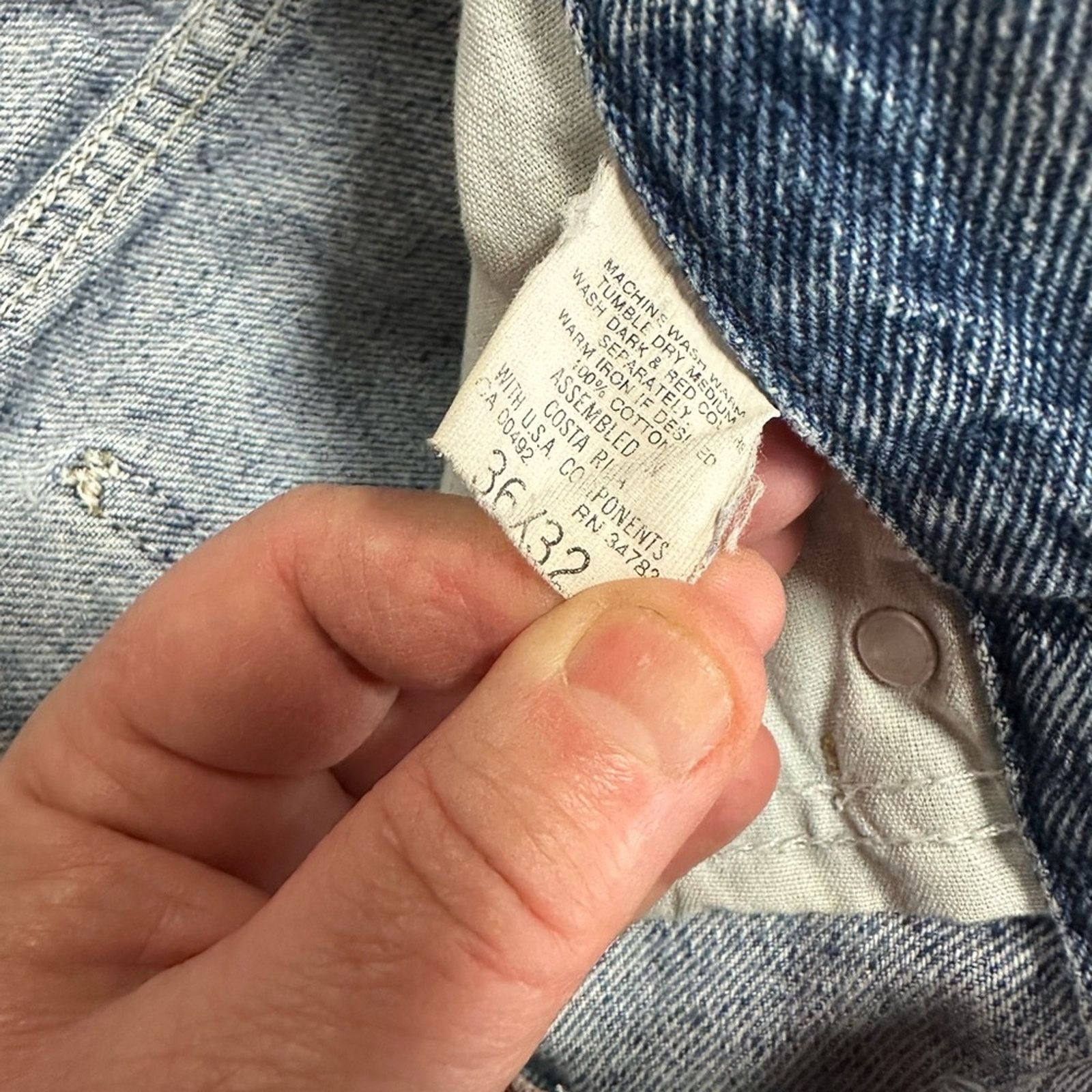 Lee Vintage Lee Straight Leg Jeans Size US 36 / EU 52 - 4 Thumbnail