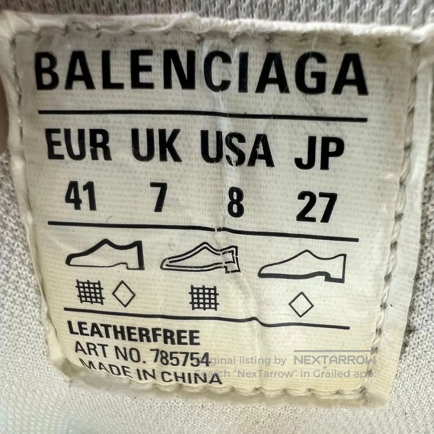 Balenciaga Multi Color Low-Top Sneakers Size 8. Size US 8 / EU 41 - 7 Thumbnail
