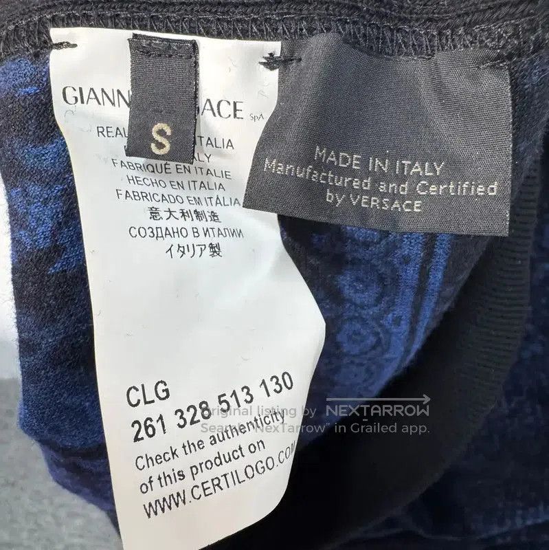 Versace Versace Black Cotton Floral Print Sweatshirt . Size US S / EU 44-46 / 1 - 4 Thumbnail