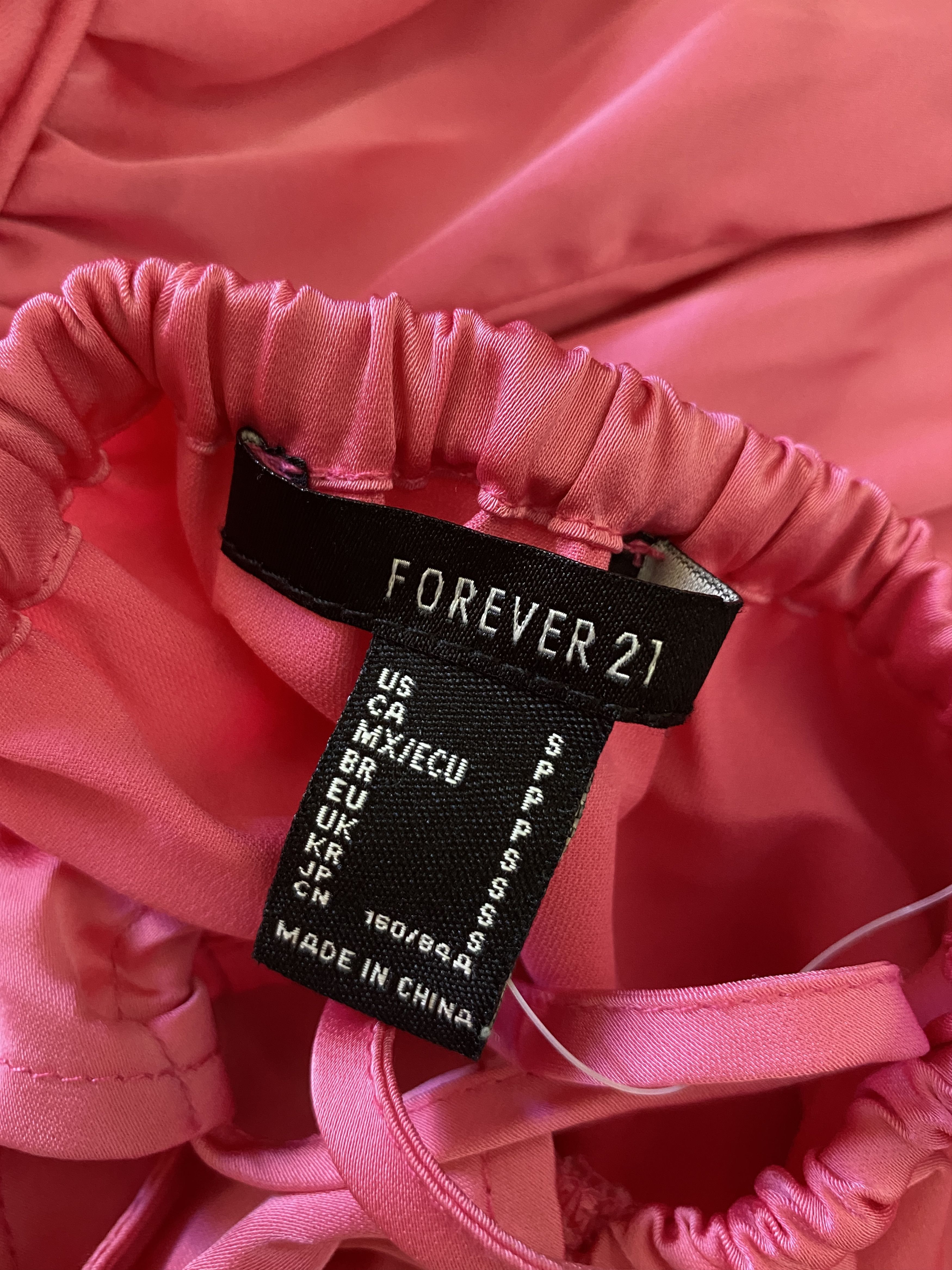 Forever 21 Forever 21 Fuchsia Pink Satin Lace-Up Maxi Dress Size S / US 4 / IT 40 - 3 Thumbnail