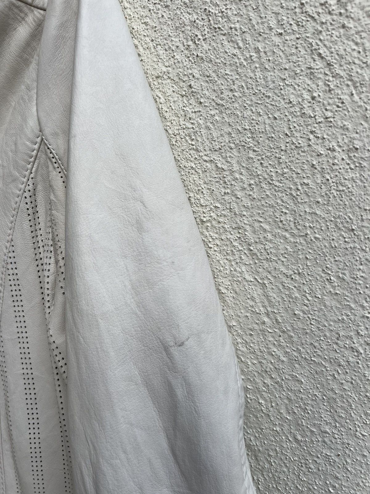 ABAHOUSE Abahouse Japan Patina White Sheep Napa Leather Jacket Size US S / EU 44-46 / 1 - 9 Thumbnail