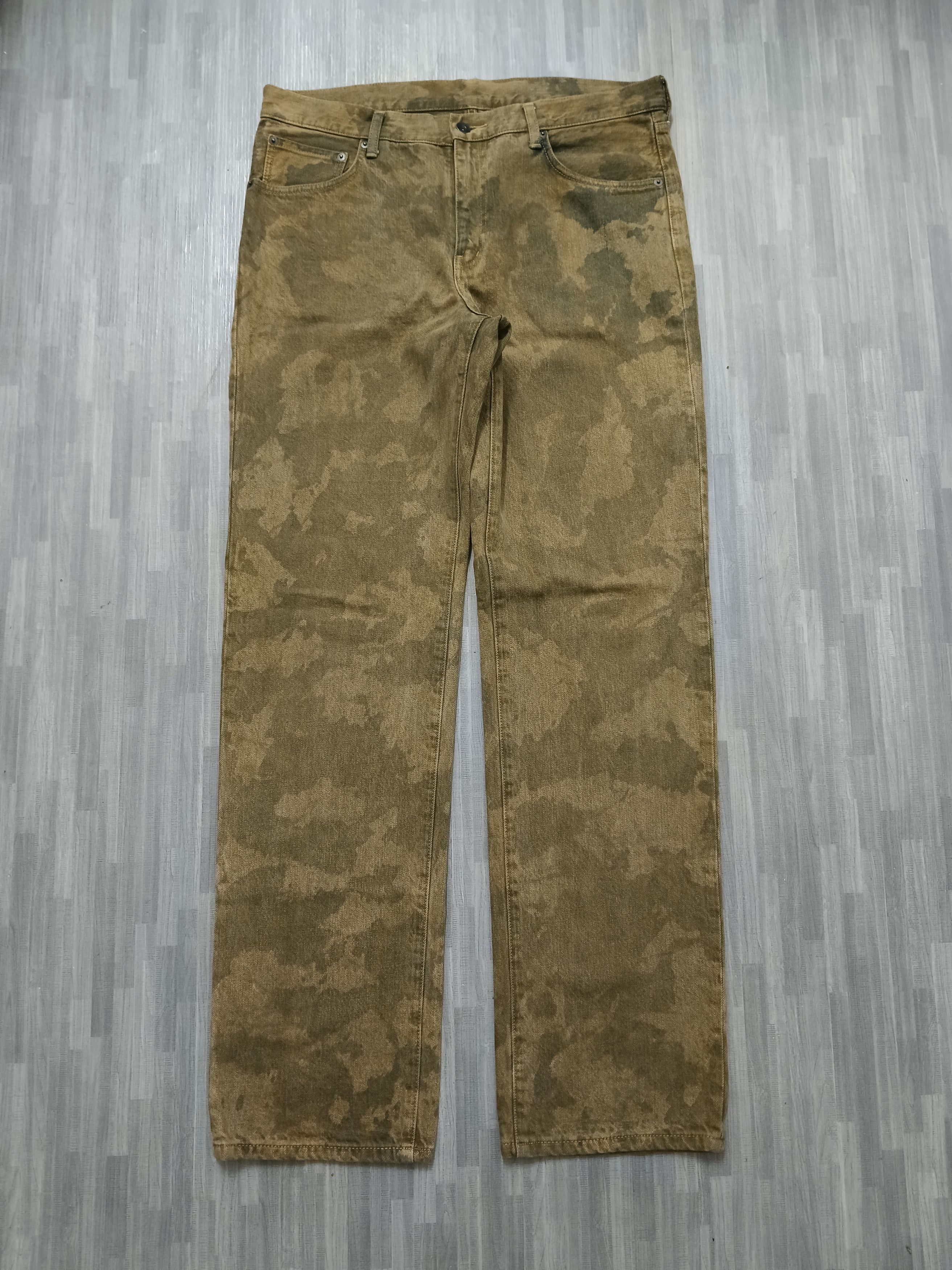 Bleach SICK BLEACHED UNIQLO DENIM PANTS Size US 34 / EU 50 - 2 Thumbnail