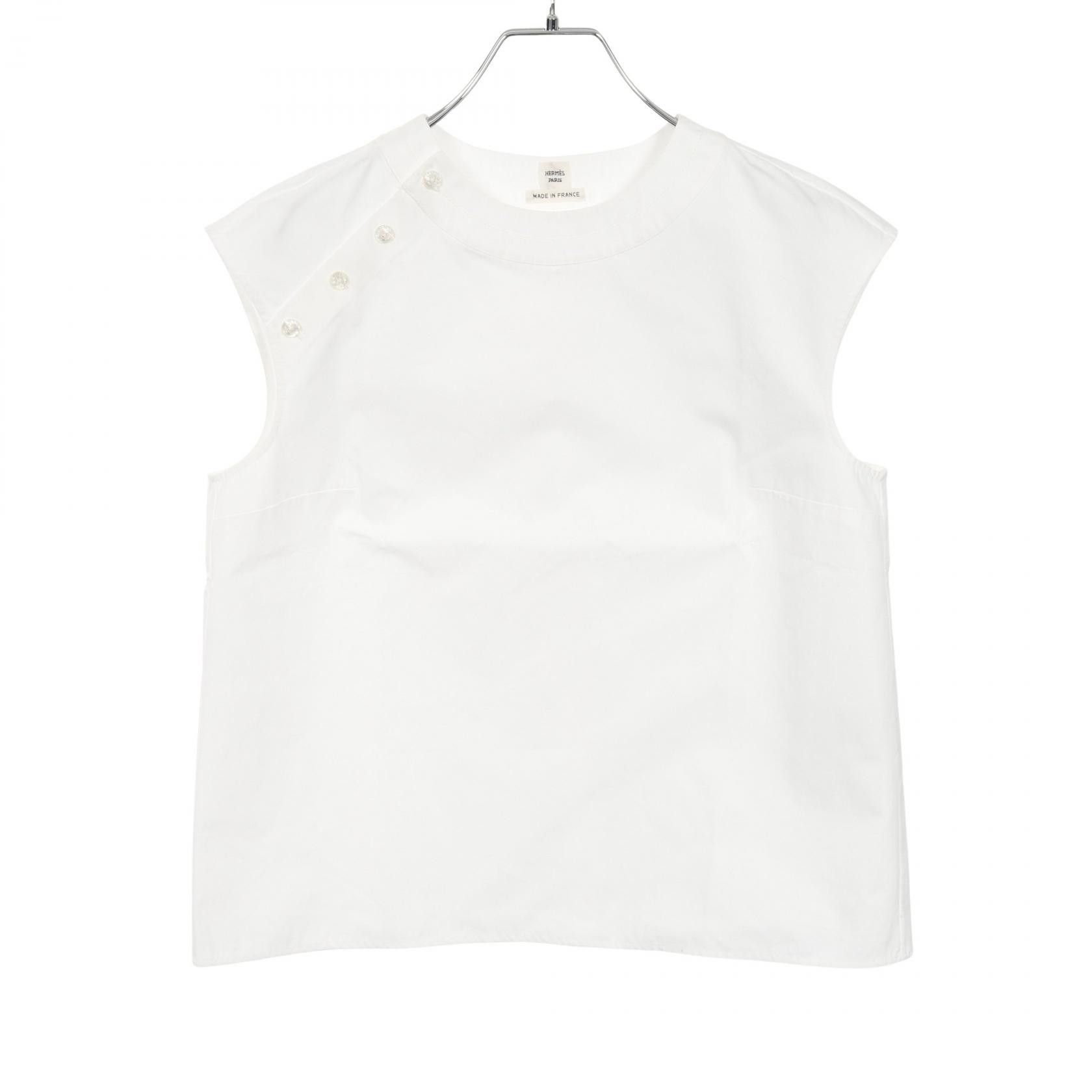 Hermes Hermes Cotton Blouse Cotton Tops DUTY FREE for USA