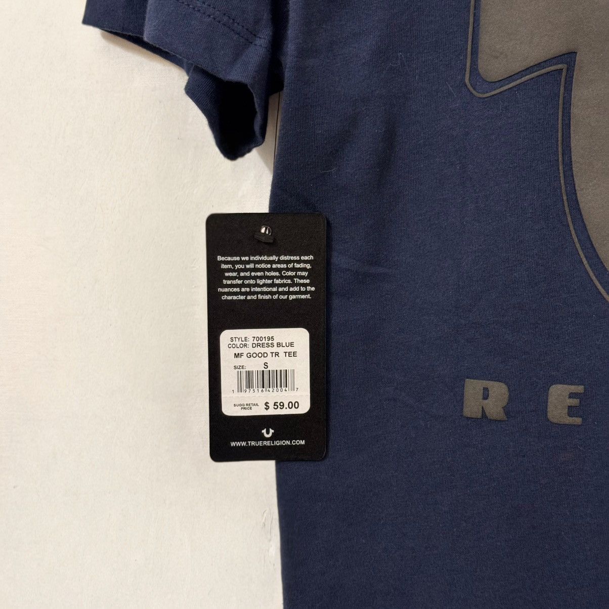 True Religion NWT True Religion Blue MF Good Graphic T-Shirt Size US S / EU 44-46 / 1 - 4 Thumbnail