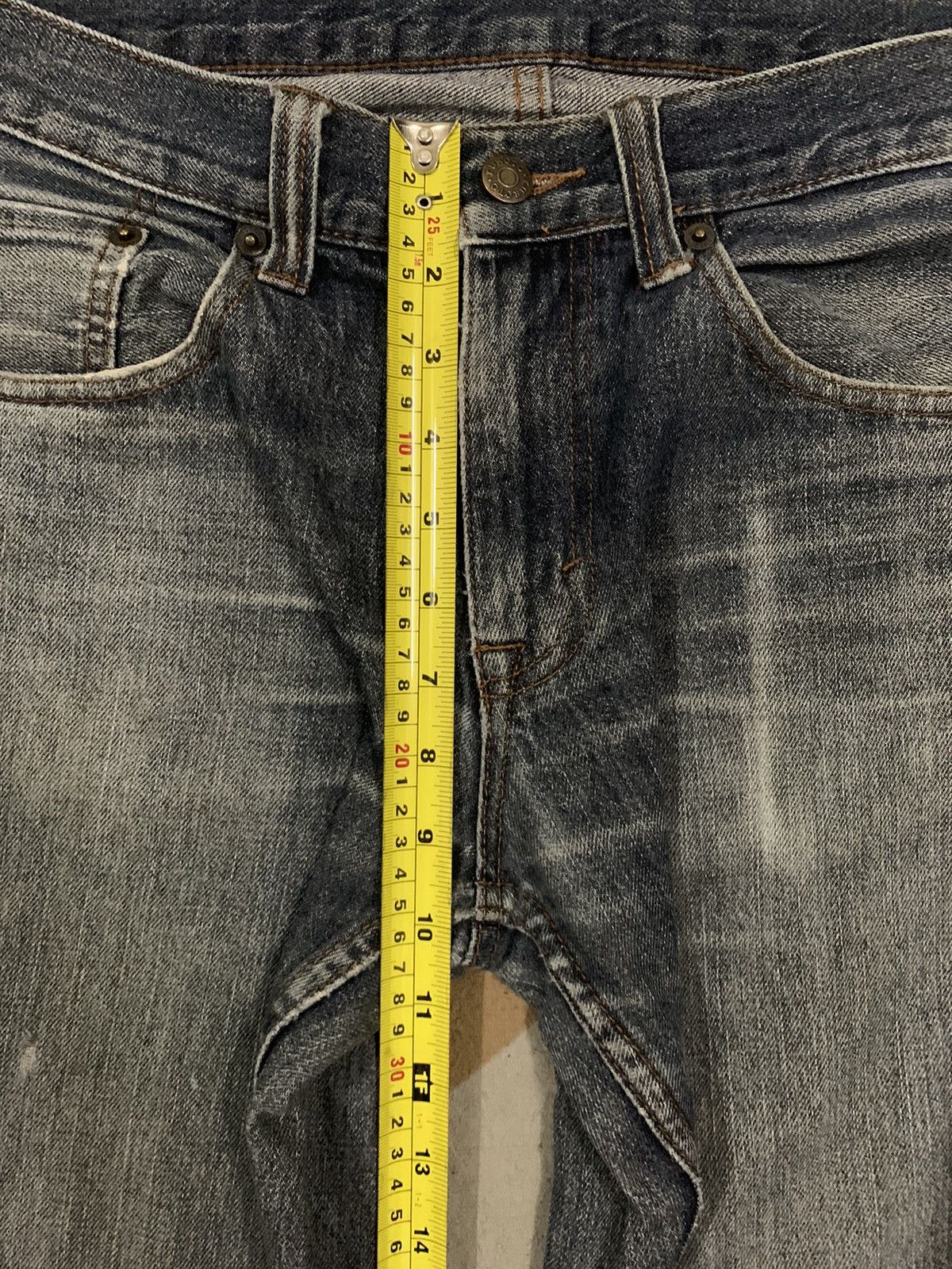 KURO Vintage Kuroto Faded Wash Distressed Grunge Jeans Size US 32 / EU 48 - 18 Thumbnail