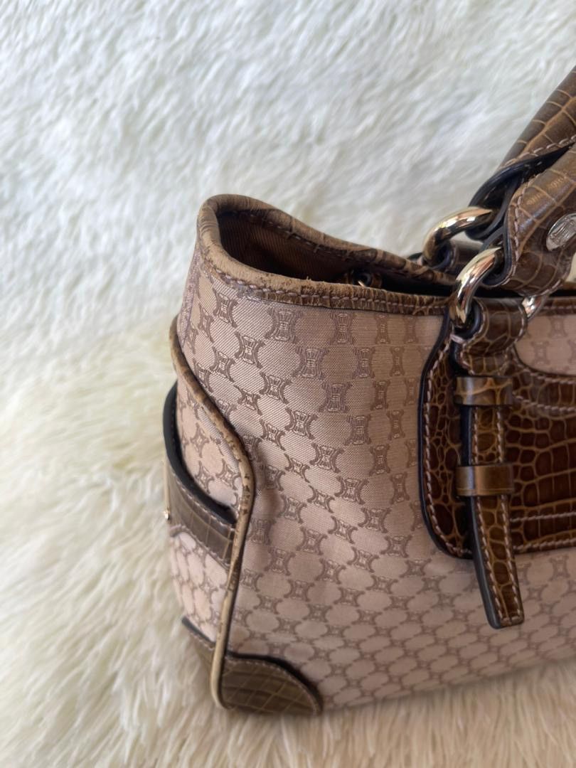 Celine 2008 Celine Macadam Canvas Boogie Handbag Size ONE SIZE - 7 Thumbnail