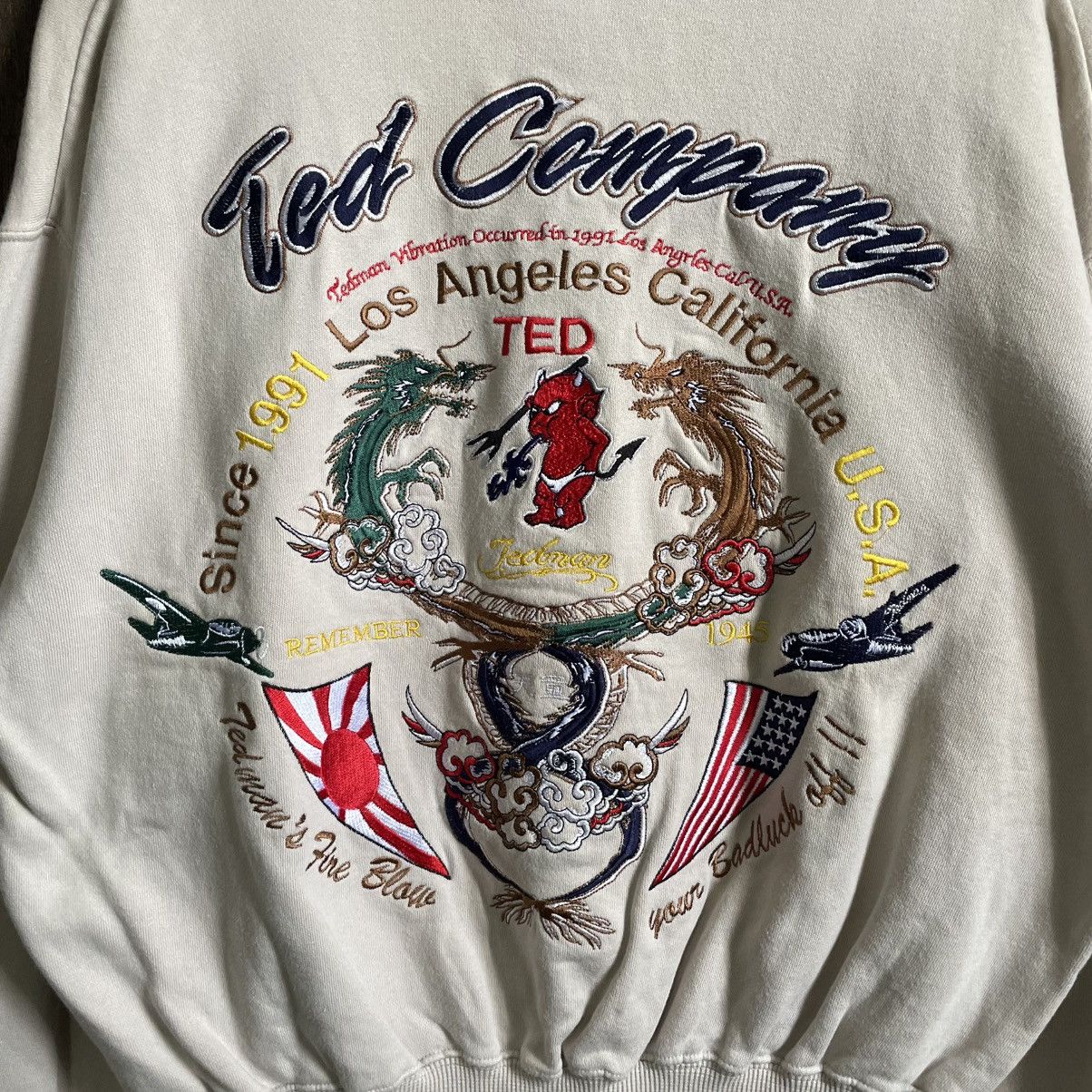 Tedman Vintage Ted Company Big Logo Sweatshirt Size US M / EU 48-50 / 2 - 4 Thumbnail