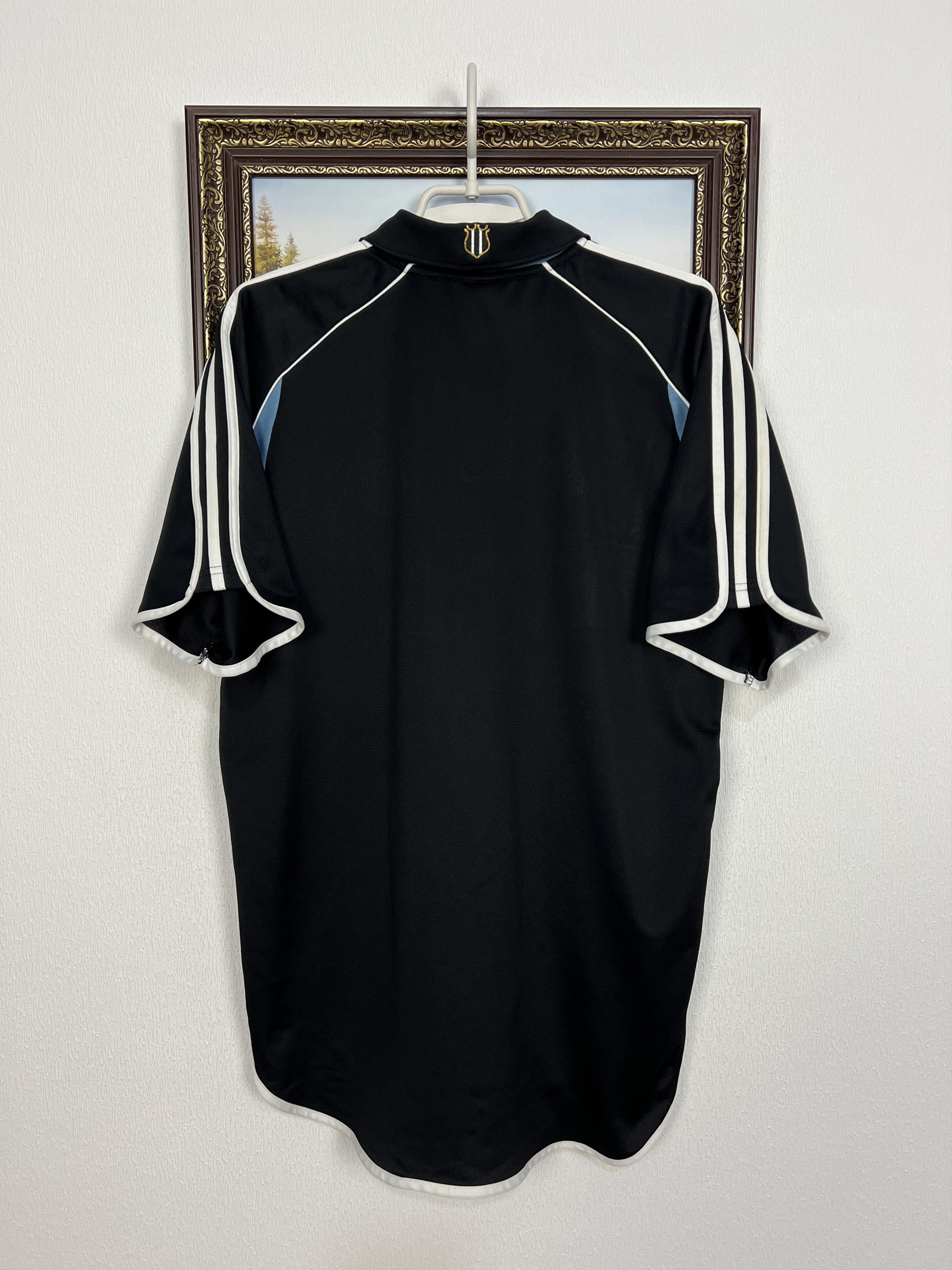 Adidas Newcastle Away football shirt 2000 Soccer Jersey Trikot Size US L / EU 52-54 / 3 - 8 Thumbnail