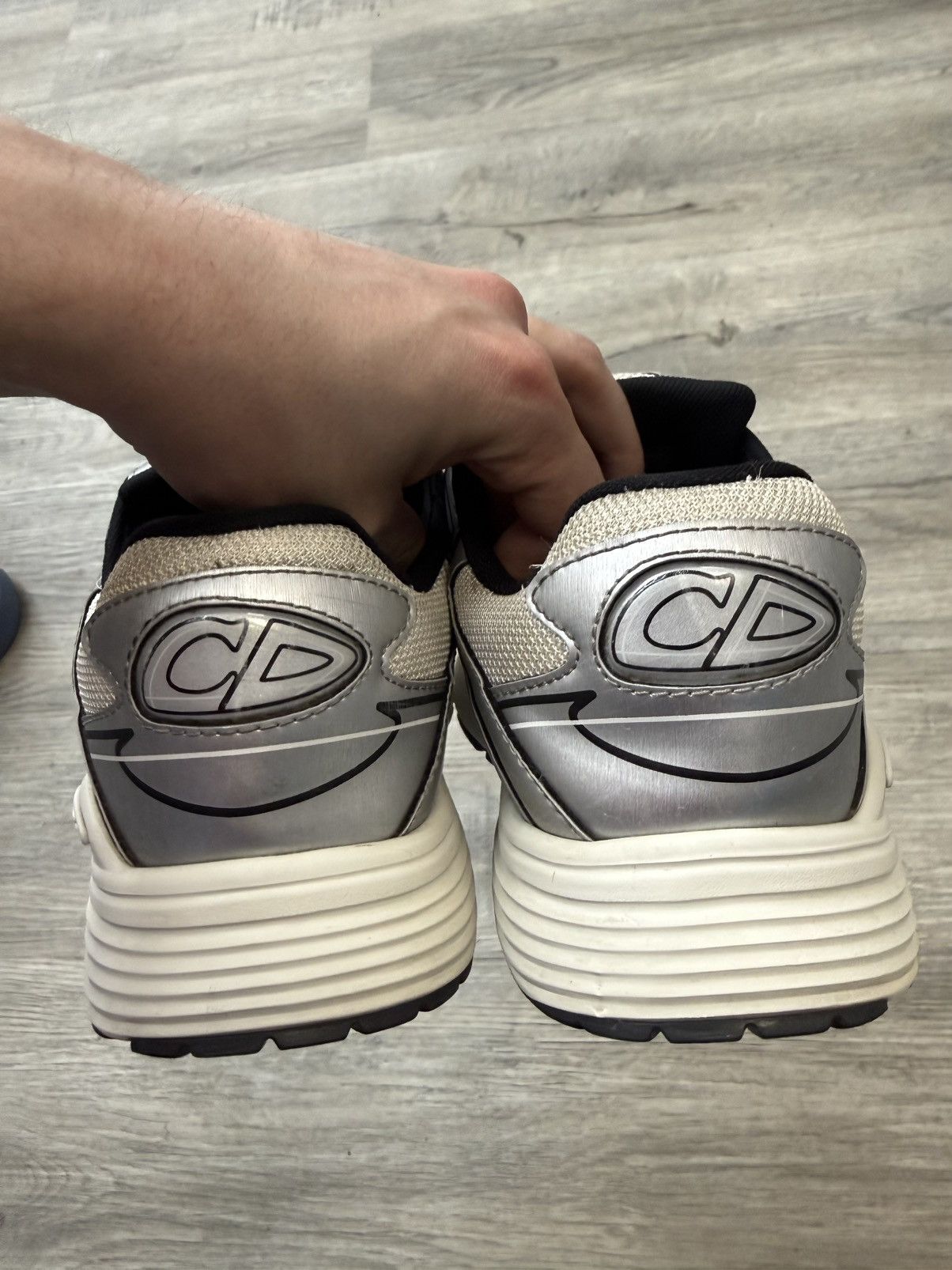 Dior Dior B30 Silver/White Size US 9 / EU 42 - 5 Thumbnail