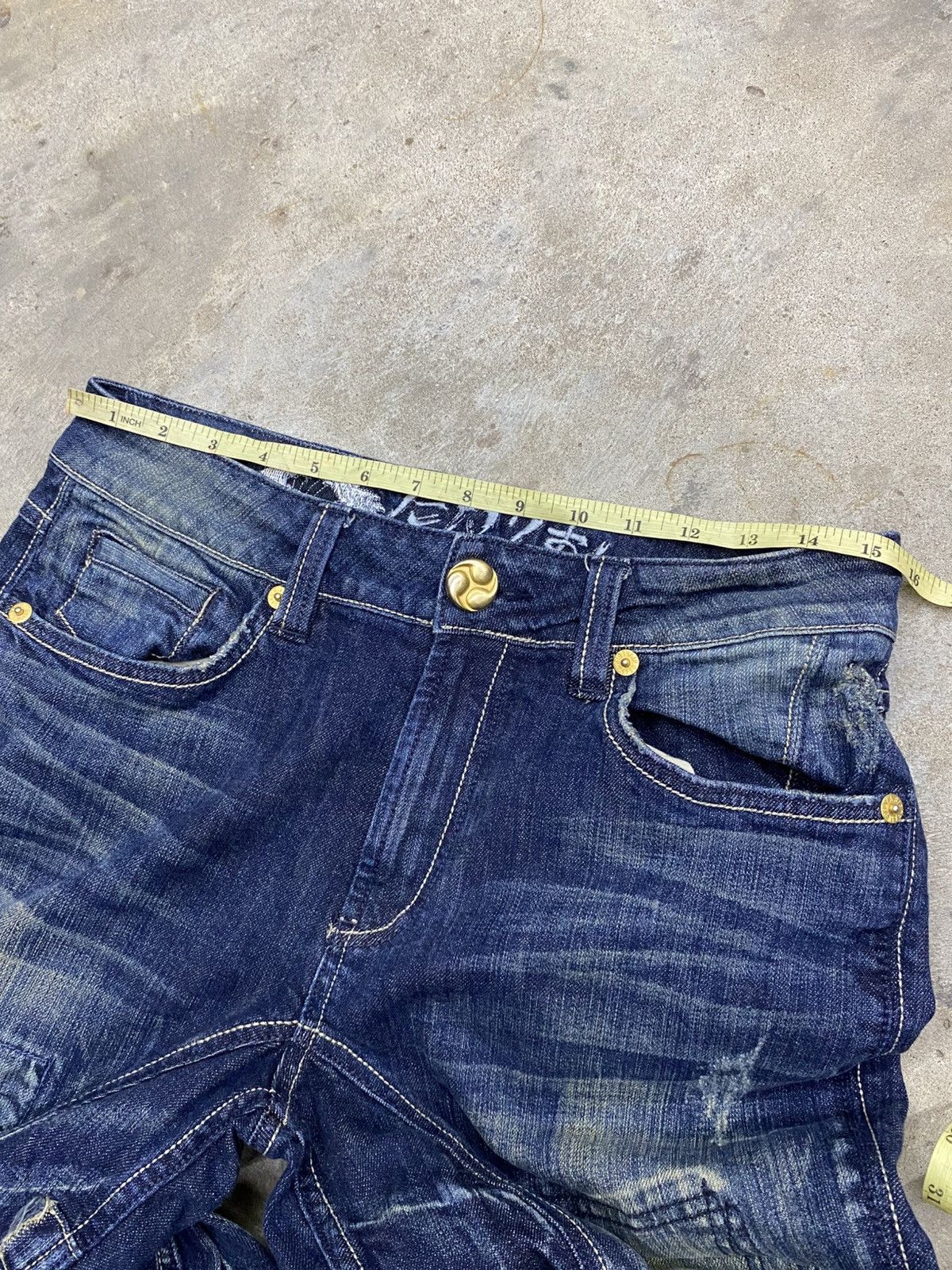 If Six Was Nine × KMRii japanese grunge bigtrain undercover style jeans Size US 30 / EU 46 - 10 Thumbnail