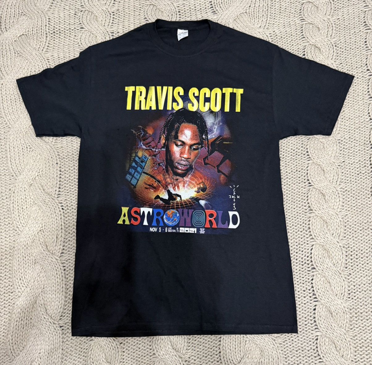 Travis Scott Travis Scott Astroworld 2021 T-shirt Medium Size US M / EU 48-50 / 2 - 1 Thumbnail