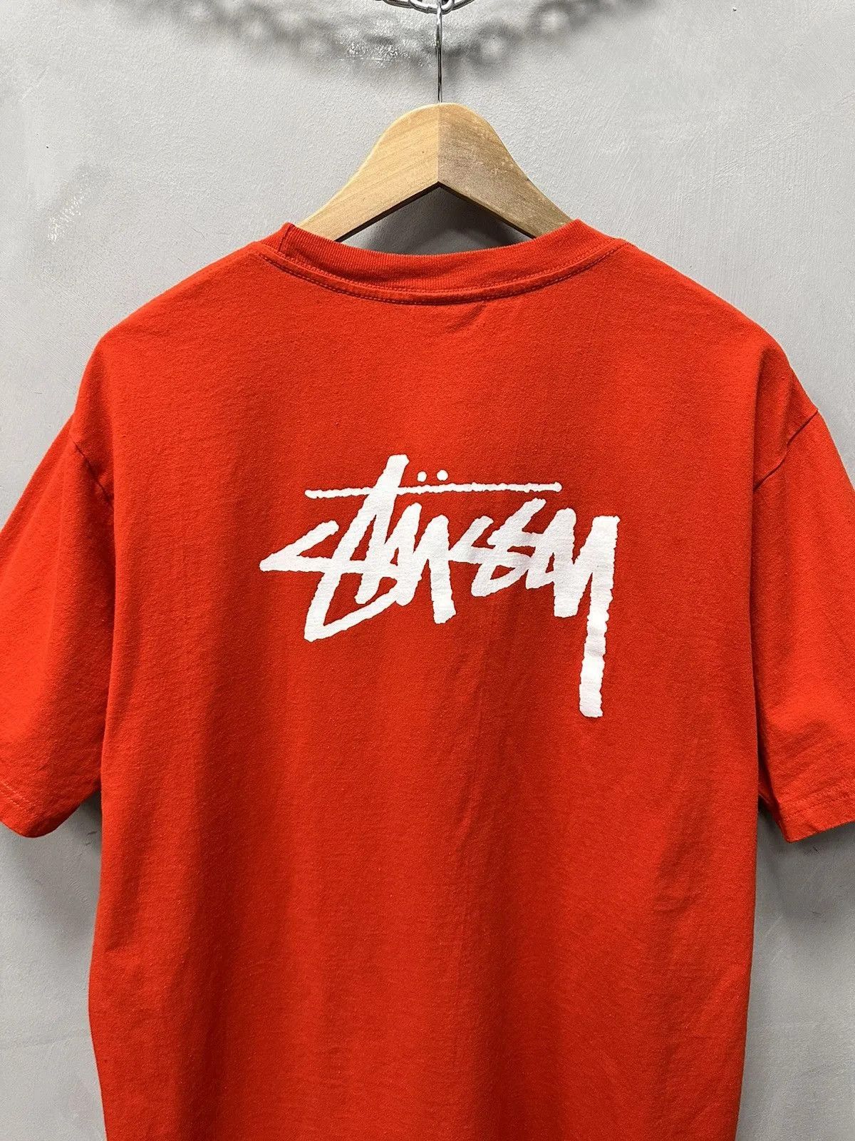 Vintage T-Shirt Red Vintage Stussy Bart Simpson Faded USA Y2K Size US M / EU 48-50 / 2 - 7 Thumbnail