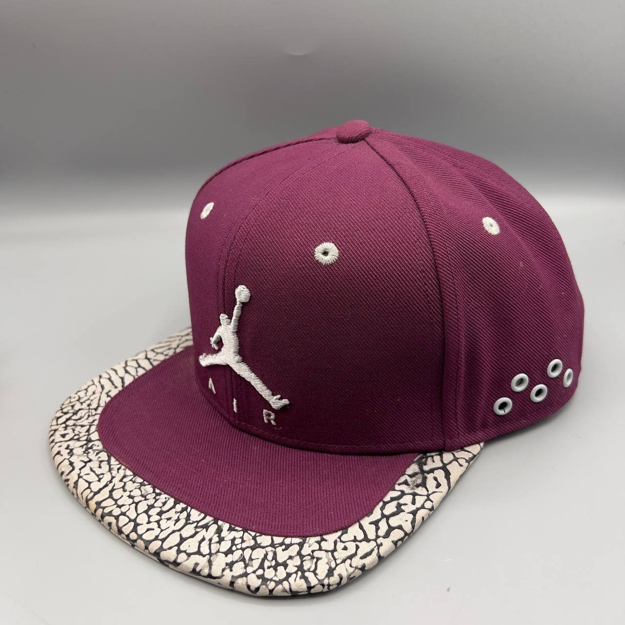 Jordan Brand Air Jordan Hat Men Cement Elephant Jumpman Strap Back Cap Size ONE SIZE - 3 Thumbnail