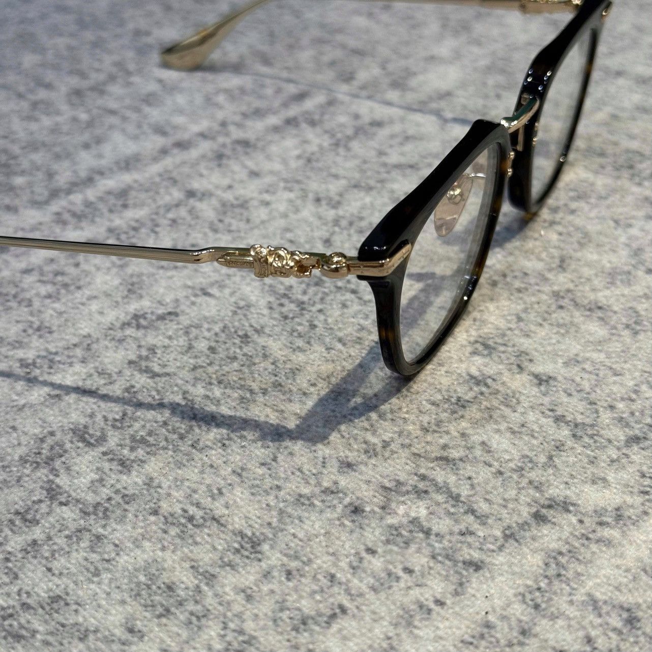 Chrome Hearts CHROME HEARTS CLOACO DARK TORTOISE/GOLD PLATED Size ONE SIZE - 3 Thumbnail
