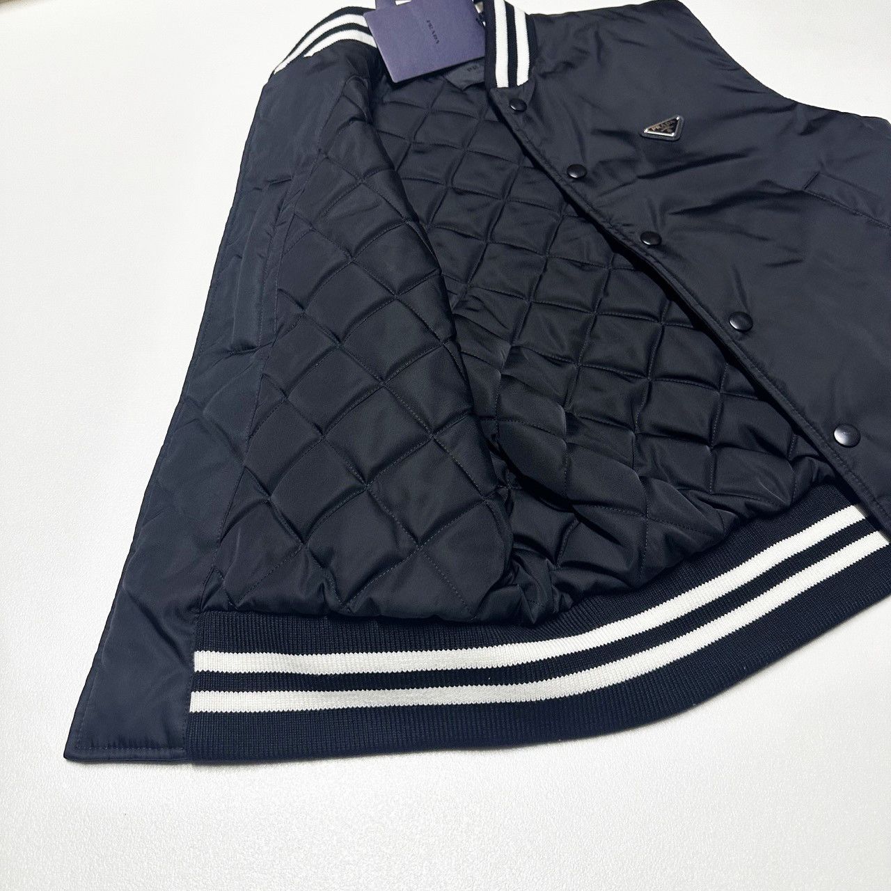 Prada Prada mens size S small black re-nylon Jacket gilet Vest Size US S / EU 44-46 / 1 - 7 Thumbnail