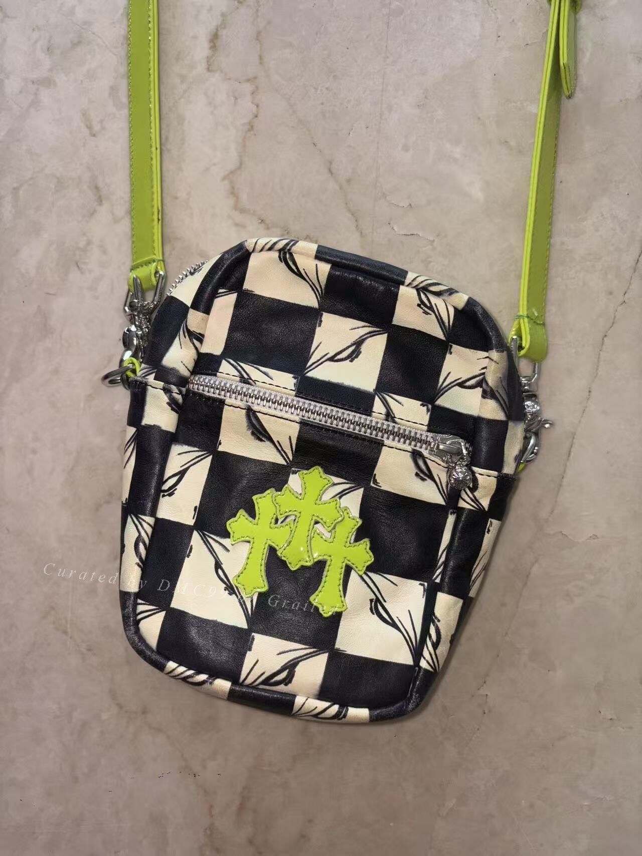 Chrome Hearts Chrome Hearts Green Patchwork Small Bag Size ONE SIZE - 1 Thumbnail