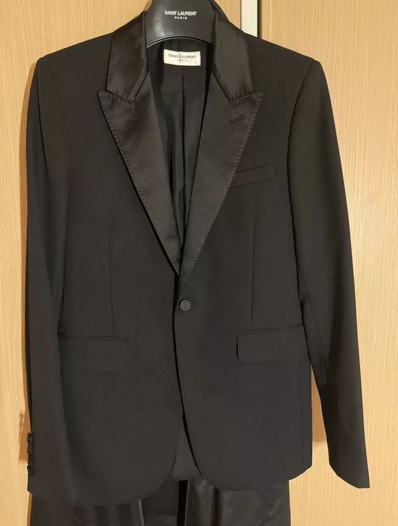 Saint Laurent Paris saint Laurent paris16FW LOOK1 Daming Line Smoking blazer 2 Size 44R - 1 Thumbnail