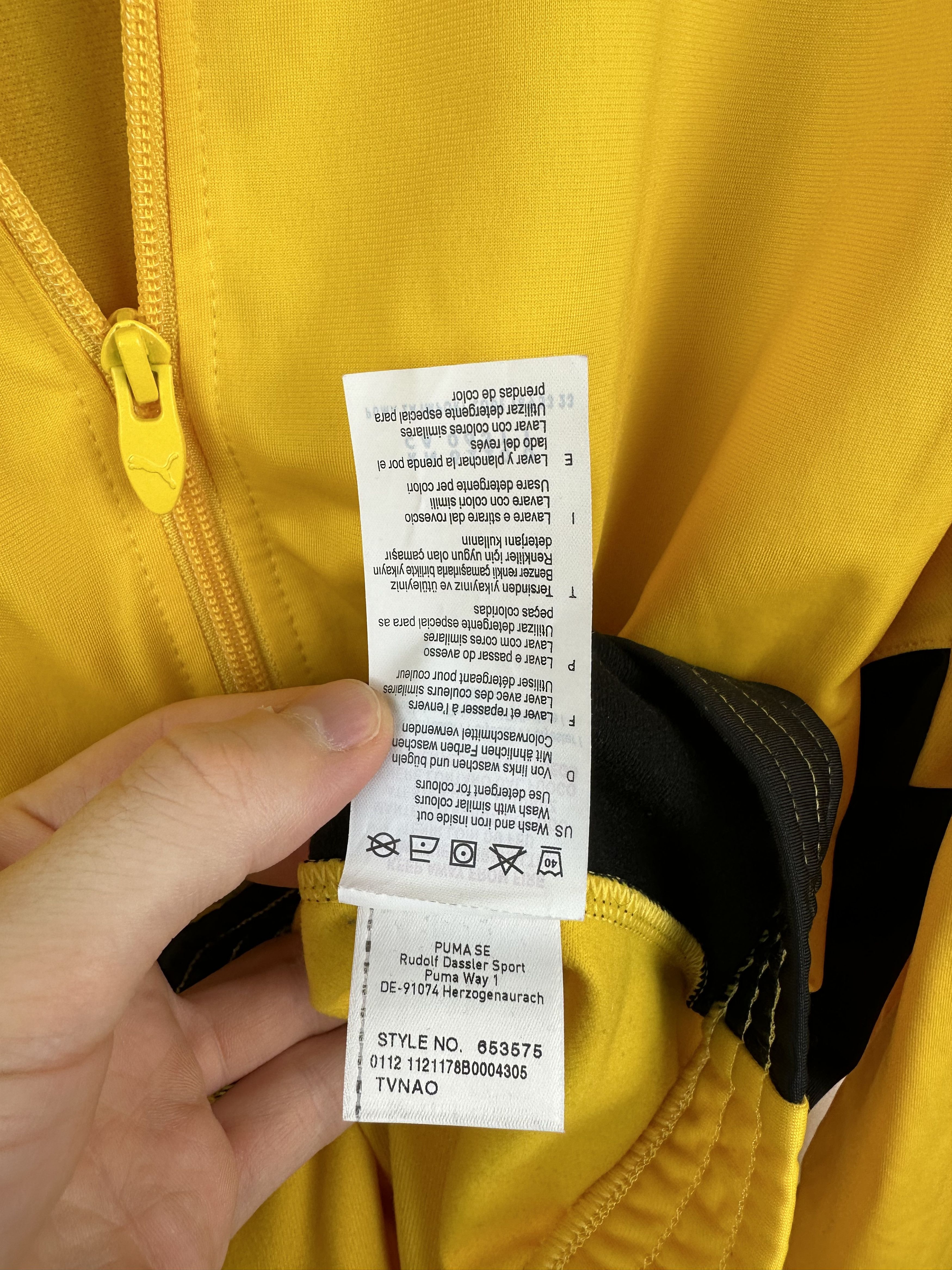 Puma Puma Borussia Dortmund Football Jacket Soccer Track Top Size US XXL / EU 58 / 5 - 11 Thumbnail