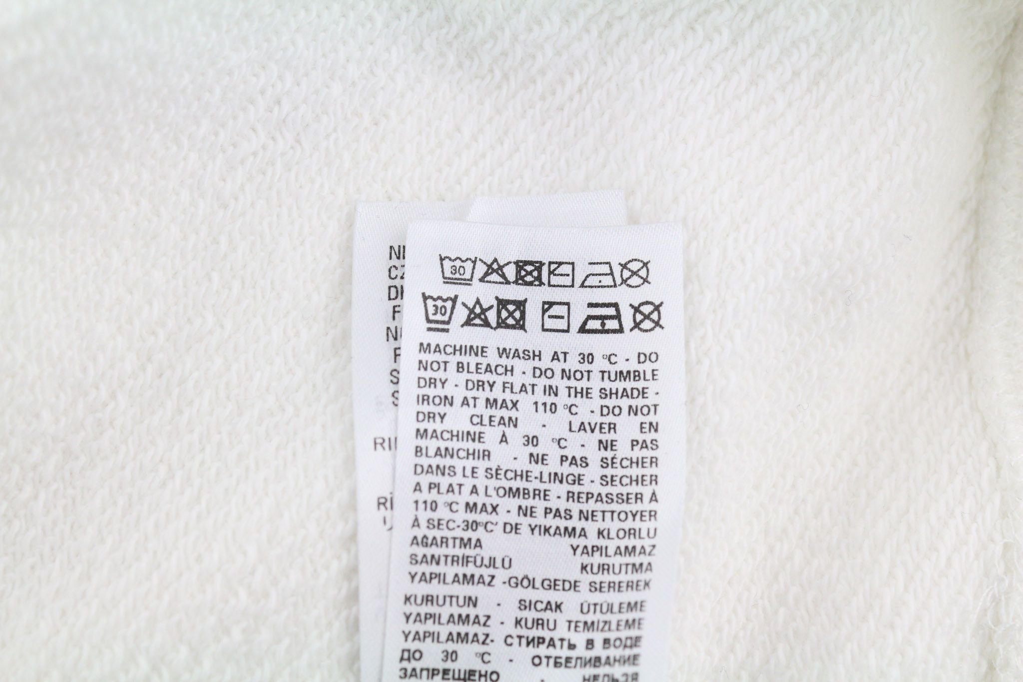 Diesel D4D-21 M White Cotton Hooded Logo Hoodie 40104 Size US M / EU 48-50 / 2 - 11 Thumbnail