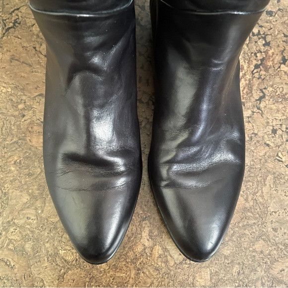 Bally Vintage Bally Leather Flat Pointed Toe Mid-Shin Boots Size US 7.5 / IT 37.5 - 9 Thumbnail
