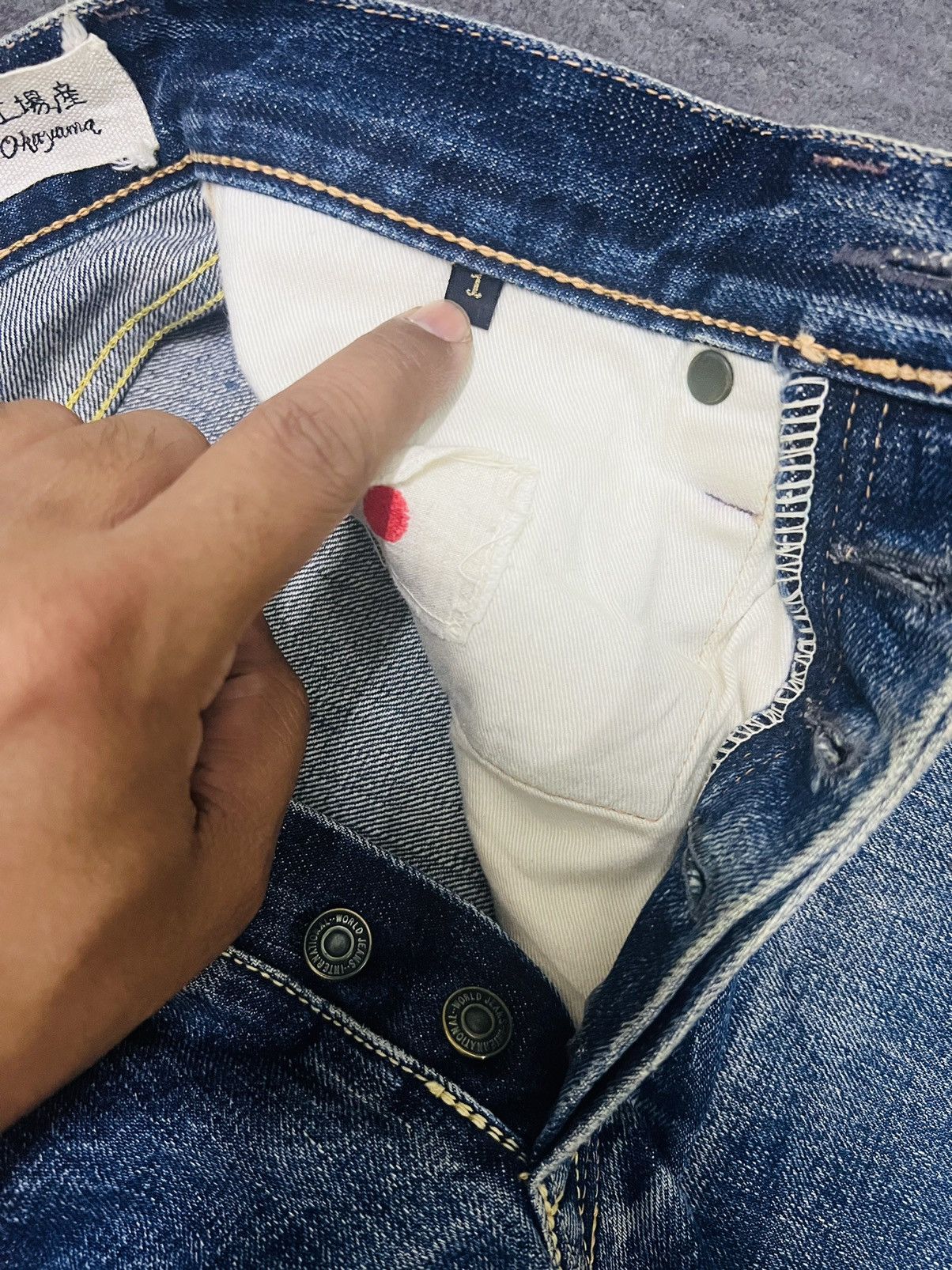 Kapital Kapital Kiro Hirata Crash Selvedge Jeans Denim Short Size US 29 - 13 Thumbnail