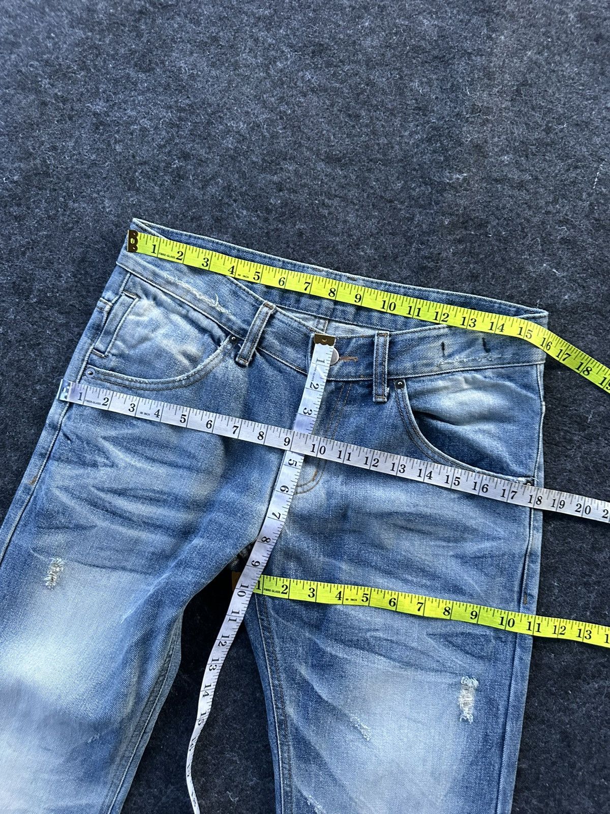 Hysteric Glamour Improves Brand Mud Washed Denim 30x31 D347 Size US 30 / EU 46 - 9 Thumbnail