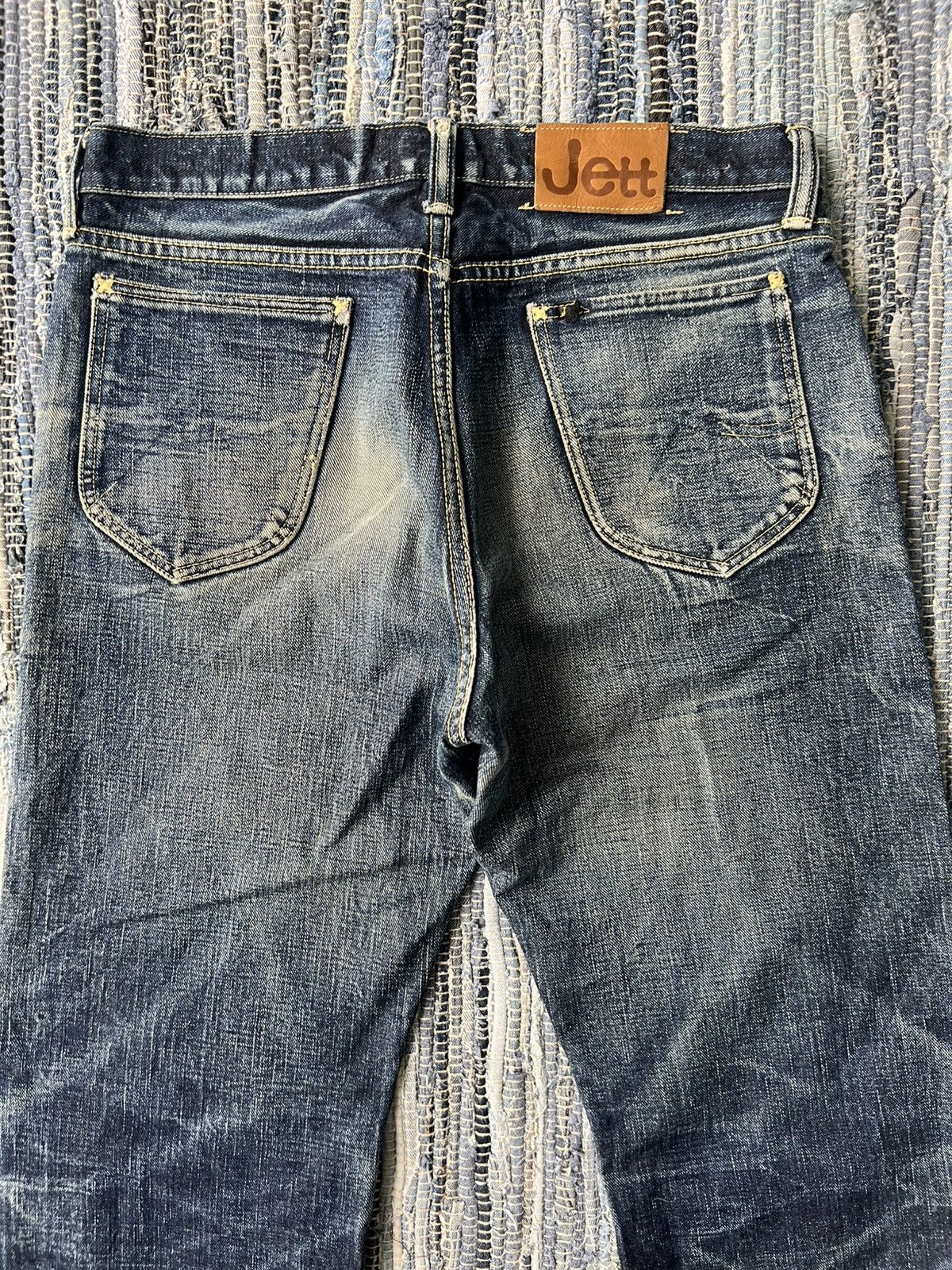 Samurai Jeans Vintage Jett Rink Texas 🇯🇵 Beautiful Fade Wear Selvaged Denim Size US 33 - 4 Thumbnail