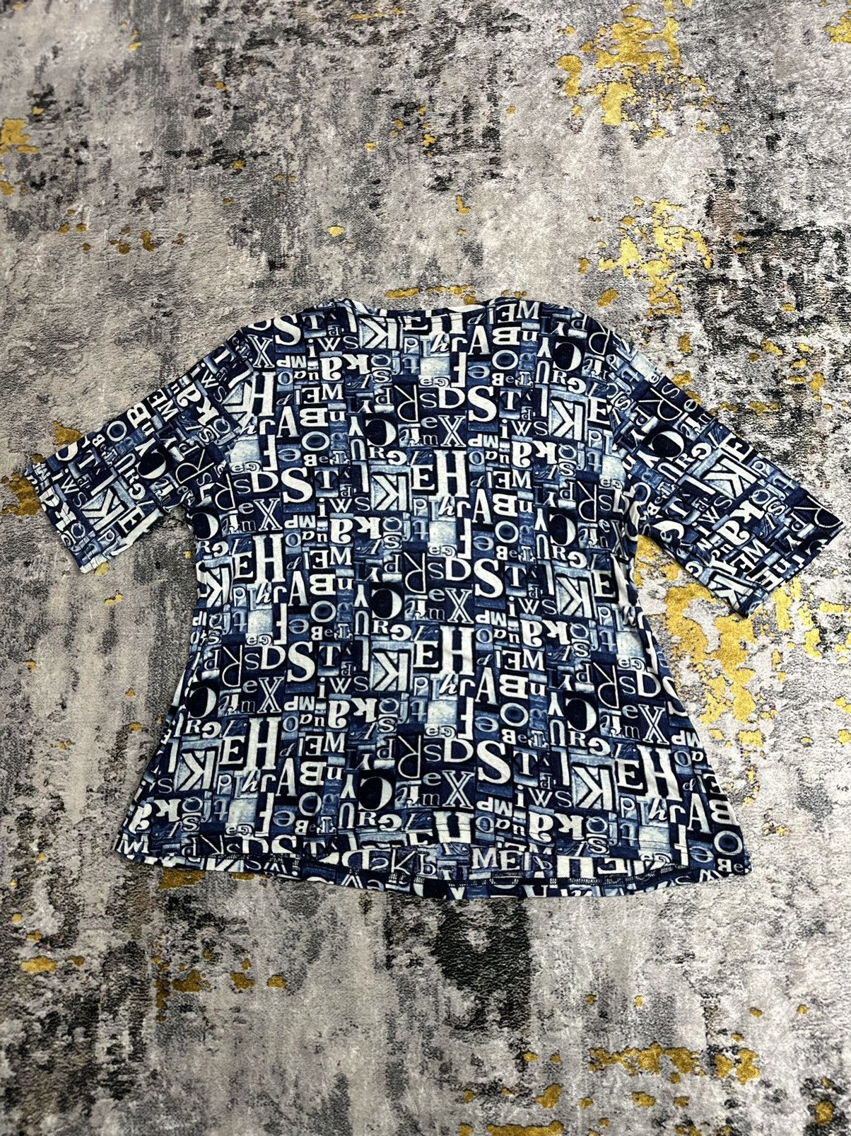 Japanese Brand CRAZY ECOLE ALL OVER PRINTED LETTER LGB STYLE Size M / US 6-8 / IT 42-44 - 8 Thumbnail