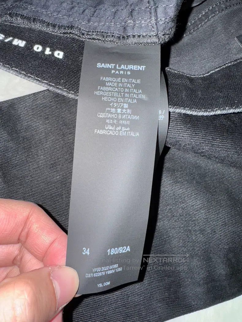 Saint Laurent Paris Saint Laurent Paris Glue Jeans Size US 34 / EU 50 - 5 Thumbnail