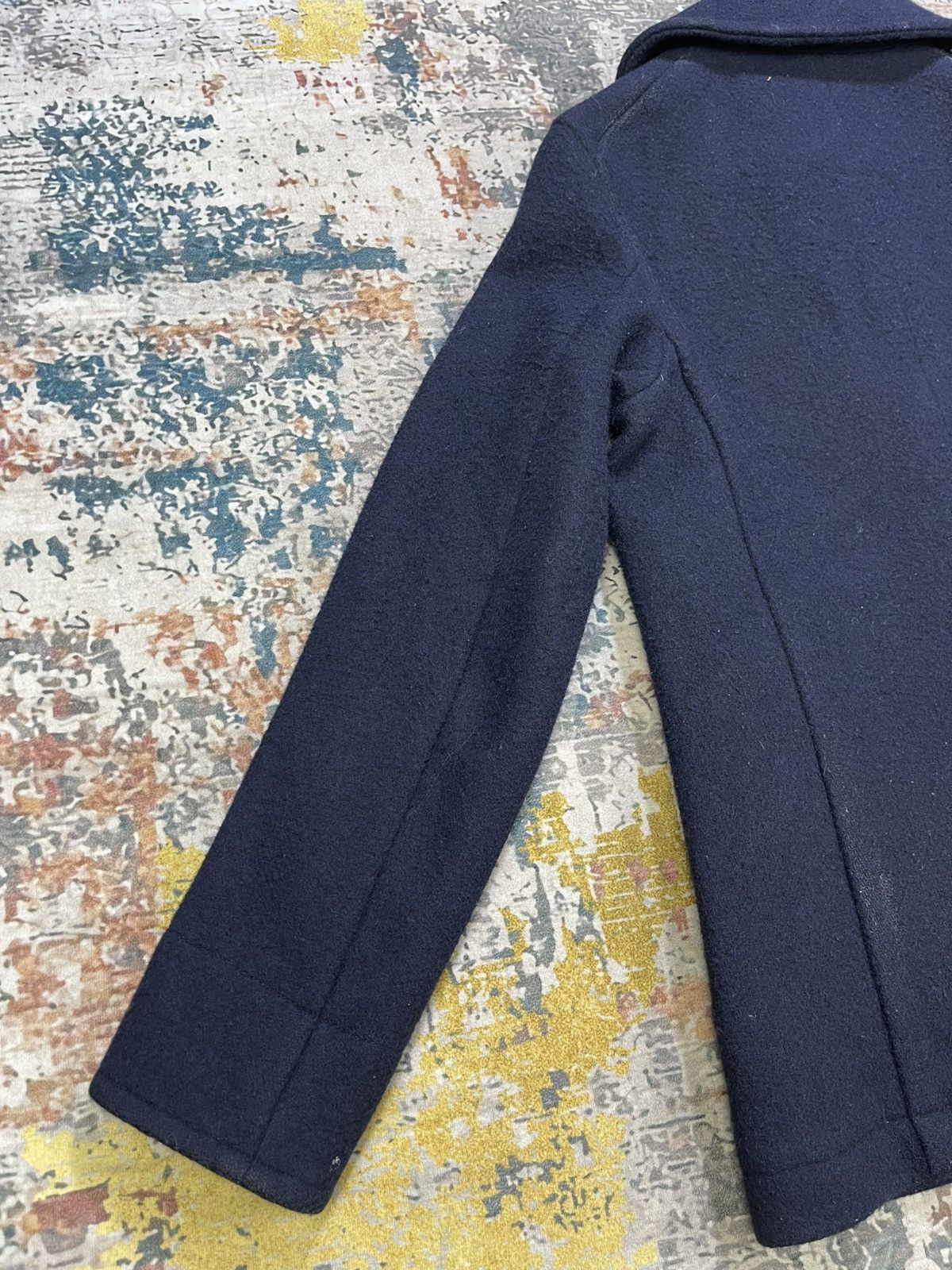 Danton Danton Shawl Collar Navy Wool Jacket Size US XS / EU 42 / 0 - 5 Thumbnail