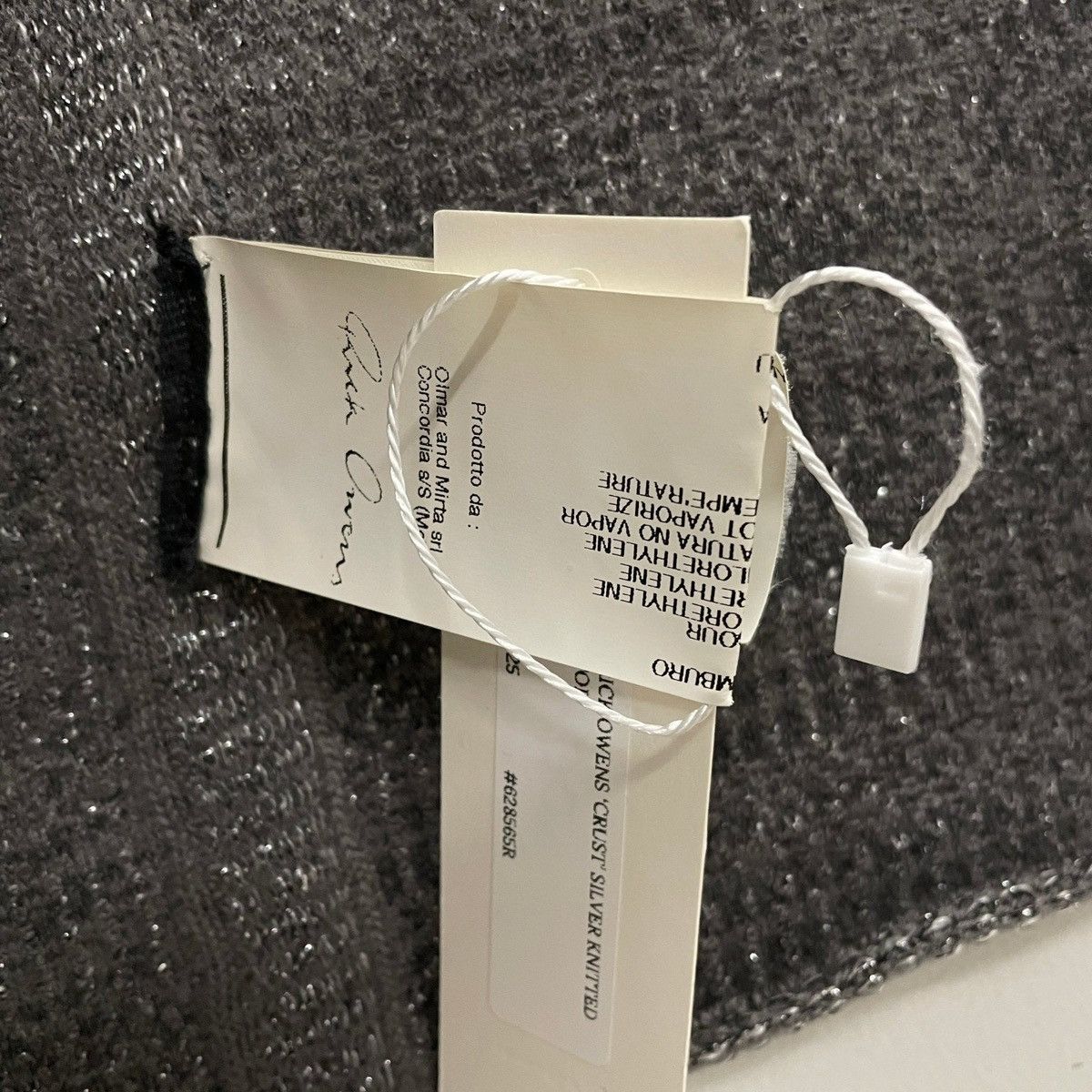 Rick Owens FW09 Rick Owens “CRUST” Silver Knitted Tank Top Size S / US 4 / IT 40 - 8 Thumbnail