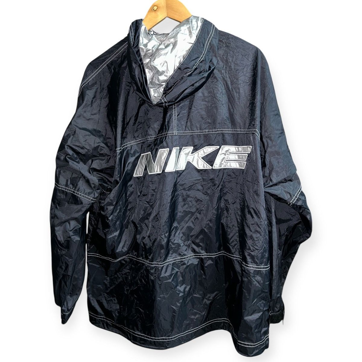 Nike Center Swoosh Halfzipper Windbreaker Jacket Size US M / EU 48-50 / 2 - 2 Thumbnail