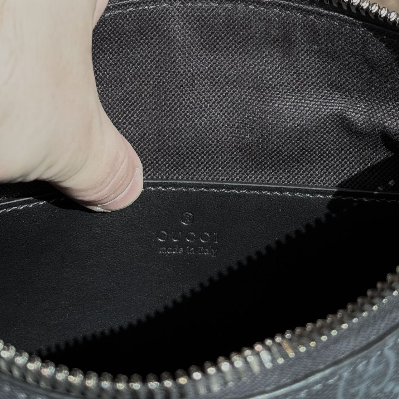 Gucci Gucci Black GG Supreme Small Crossbody Messenger Bag Size ONE SIZE - 13 Thumbnail