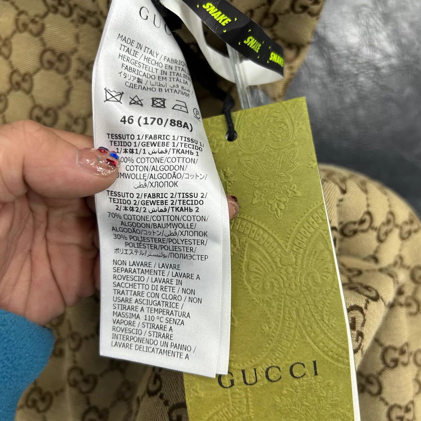 Gucci Gucci allover single-breasted double denim jacket 46 NWT Size US S / EU 44-46 / 1 - 6 Thumbnail