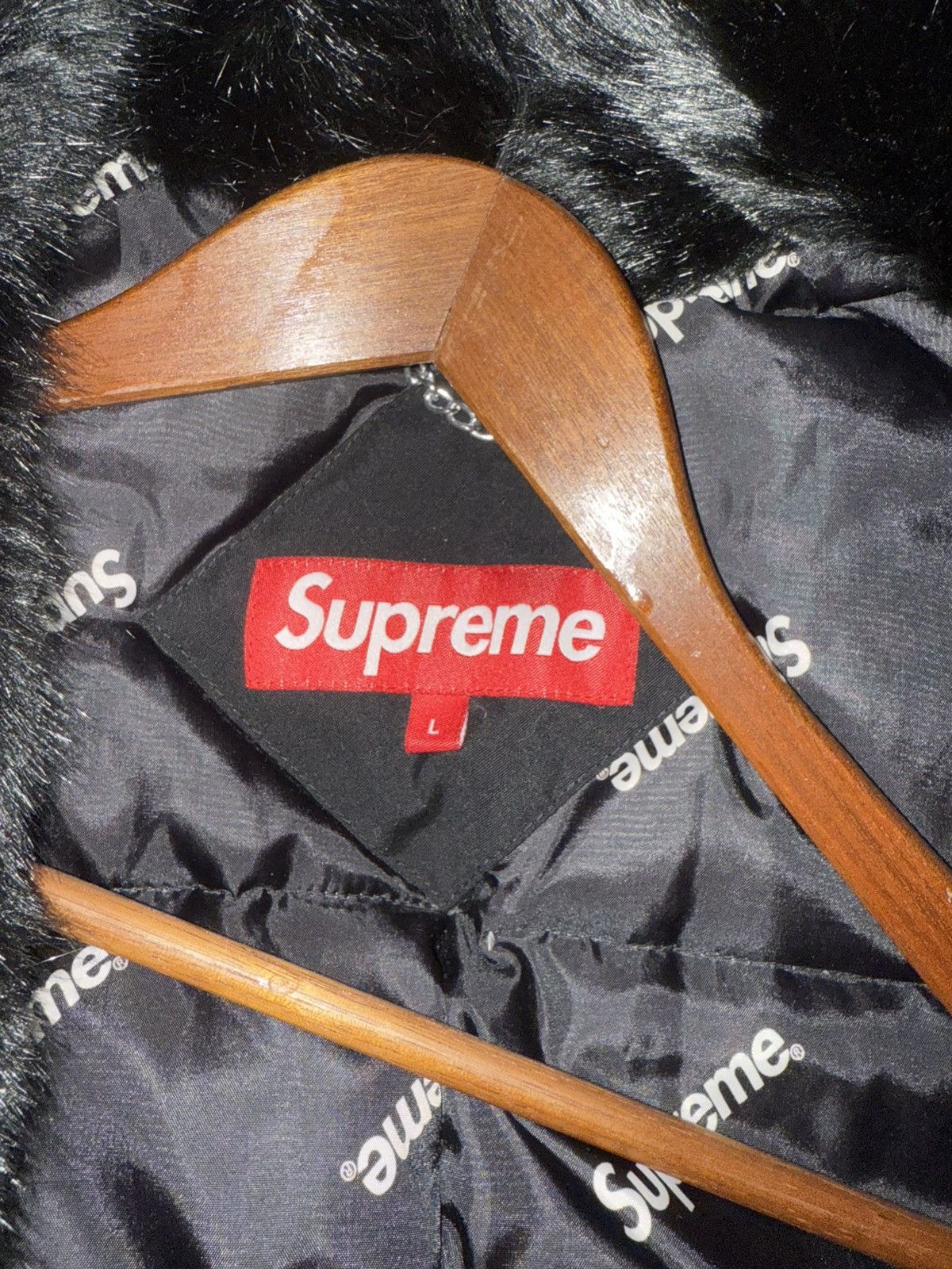 Supreme Supreme FW14 Black Down Trench Coat Size US L / EU 52-54 / 3 - 3 Thumbnail