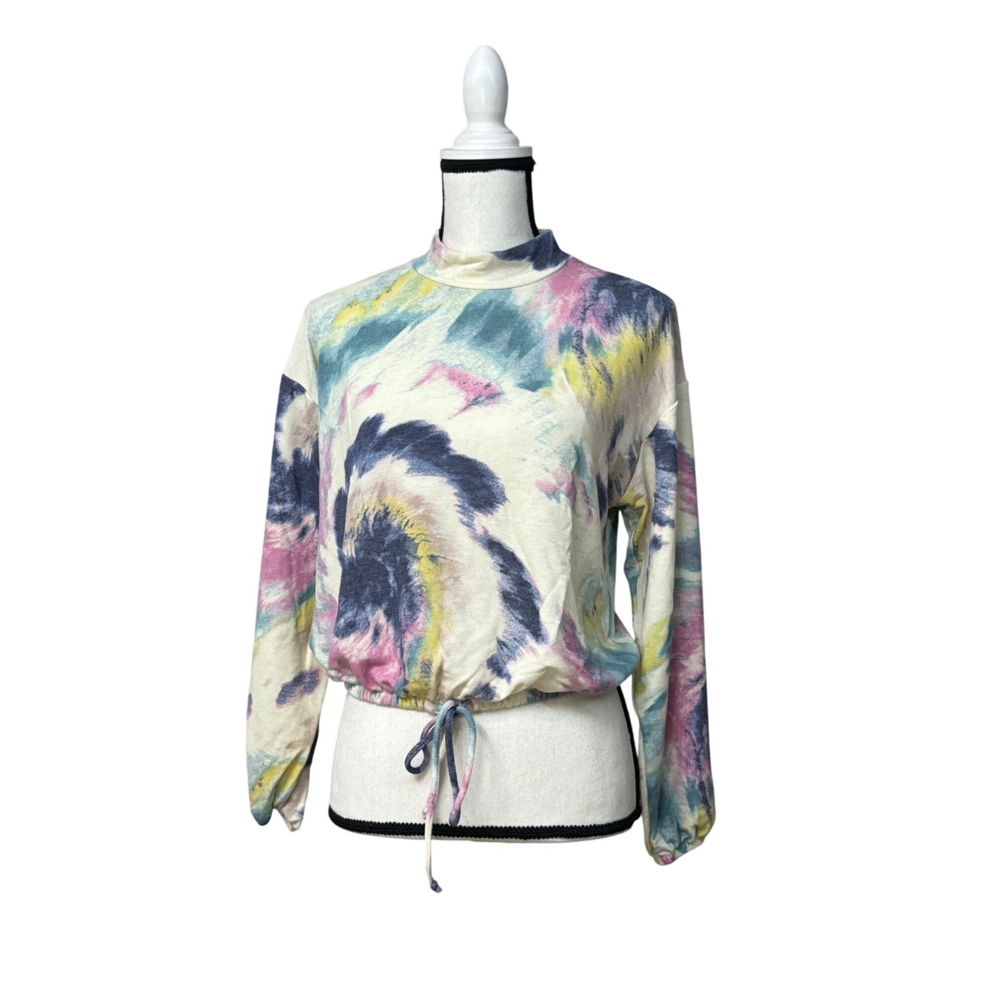 Other All in Favor Mock Neck, Tie-dye Crop Top, M Size M / US 6-8 / IT 42-44 - 4 Thumbnail