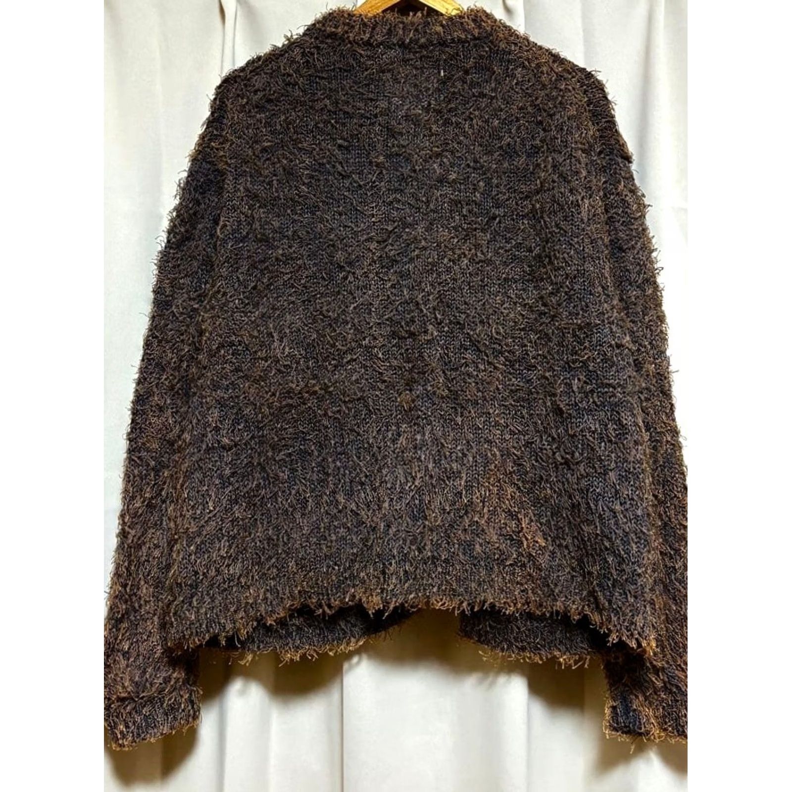 Doublet Doublet IDOL Tweed Knit Cardigan - Gray 2025SS Size M Cotton Japan Used Size US M / EU 48-50 / 2 - 2 Thumbnail