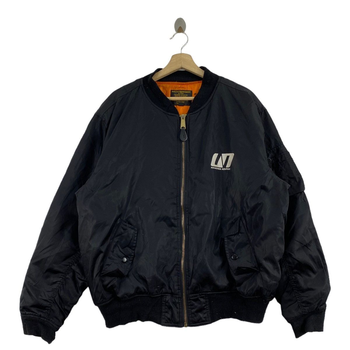 Japanese Brand IT PLAIN Nakazawa Kenpan Japanese Brand Plain Black Bomber Size US L / EU 52-54 / 3 - 1 Thumbnail