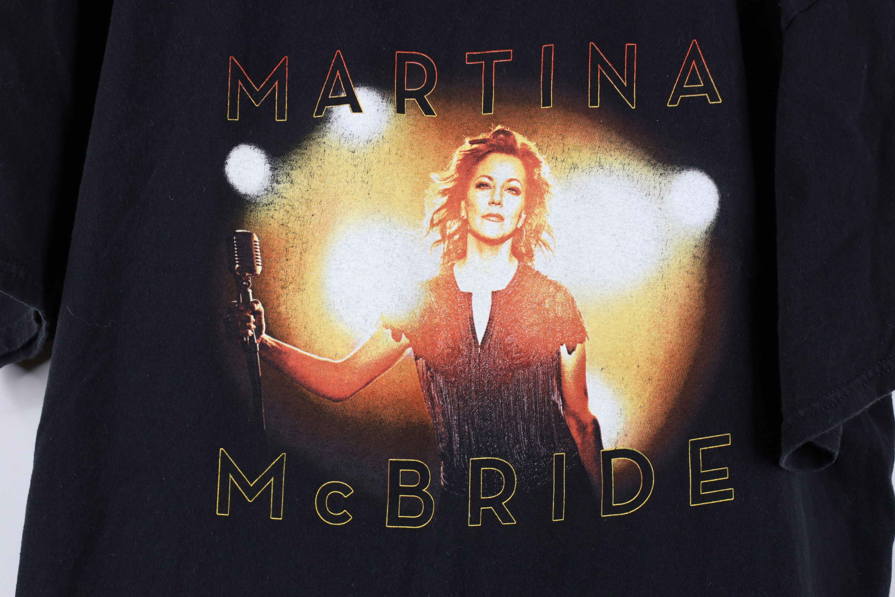 Vintage Vintage Y2K Martina McBride Band Short Sleeve T-Shirt Black Size US XXL / EU 58 / 5 - 4 Thumbnail