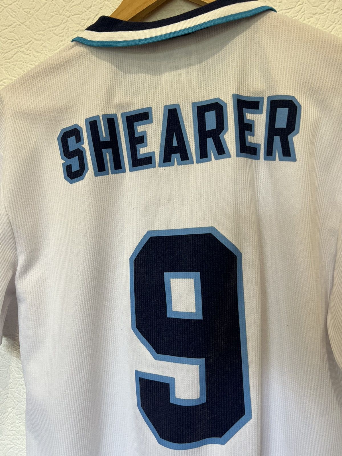 Vintage SHEARER Umbro England 90’s Home Kit Soccer Jersey Size US M / EU 48-50 / 2 - 5 Thumbnail