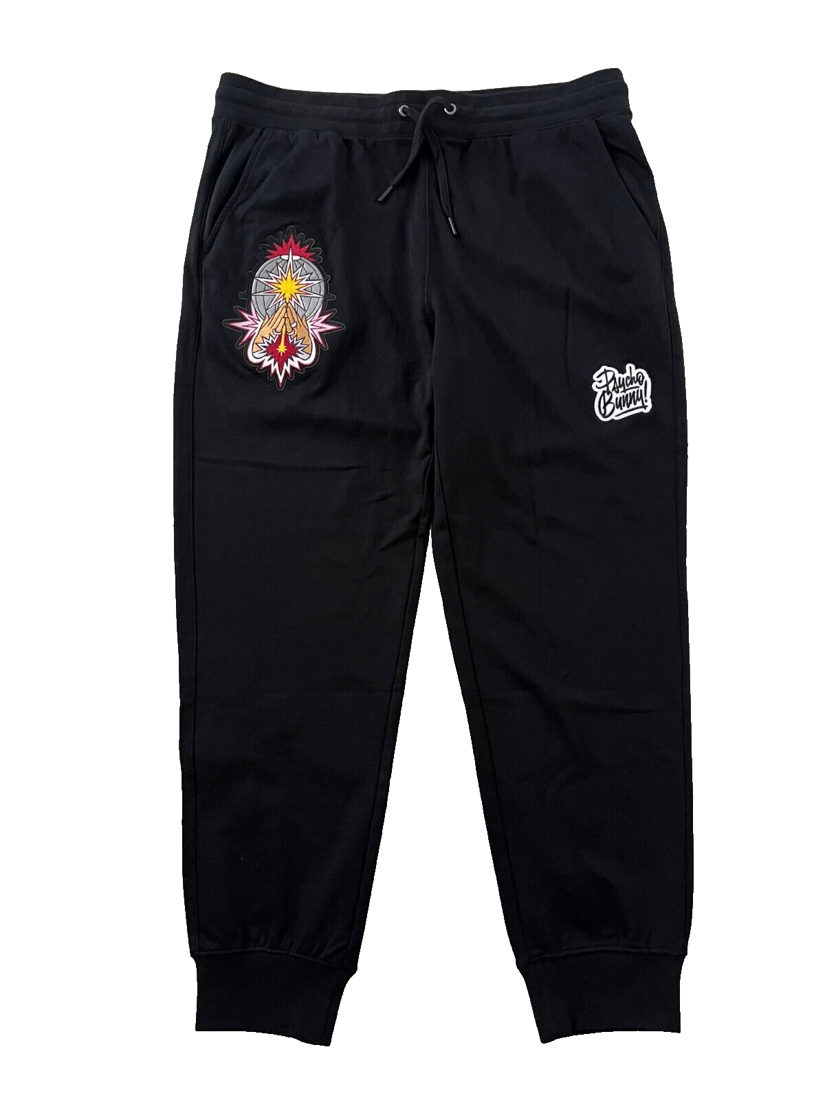 Psycho Bunny Psycho Bunny Jogger Sweatpants Patches Black ( 3XL ) Size US 44 / EU 60 - 4 Thumbnail