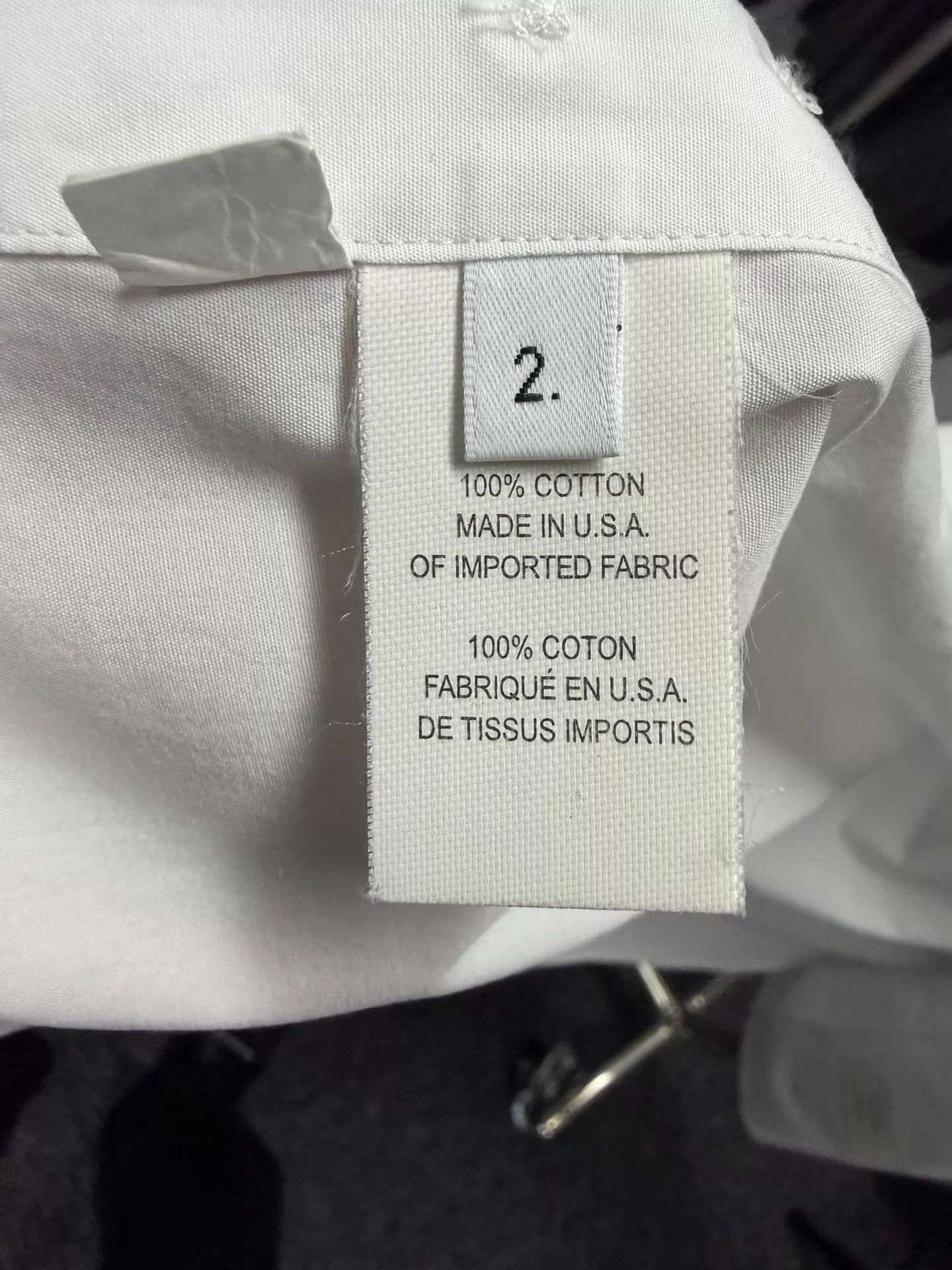 Thom Browne TB Men's Classic Double Sleeve Tab White Poplin Shirt Size 2 Size US M / EU 48-50 / 2 - 5 Thumbnail