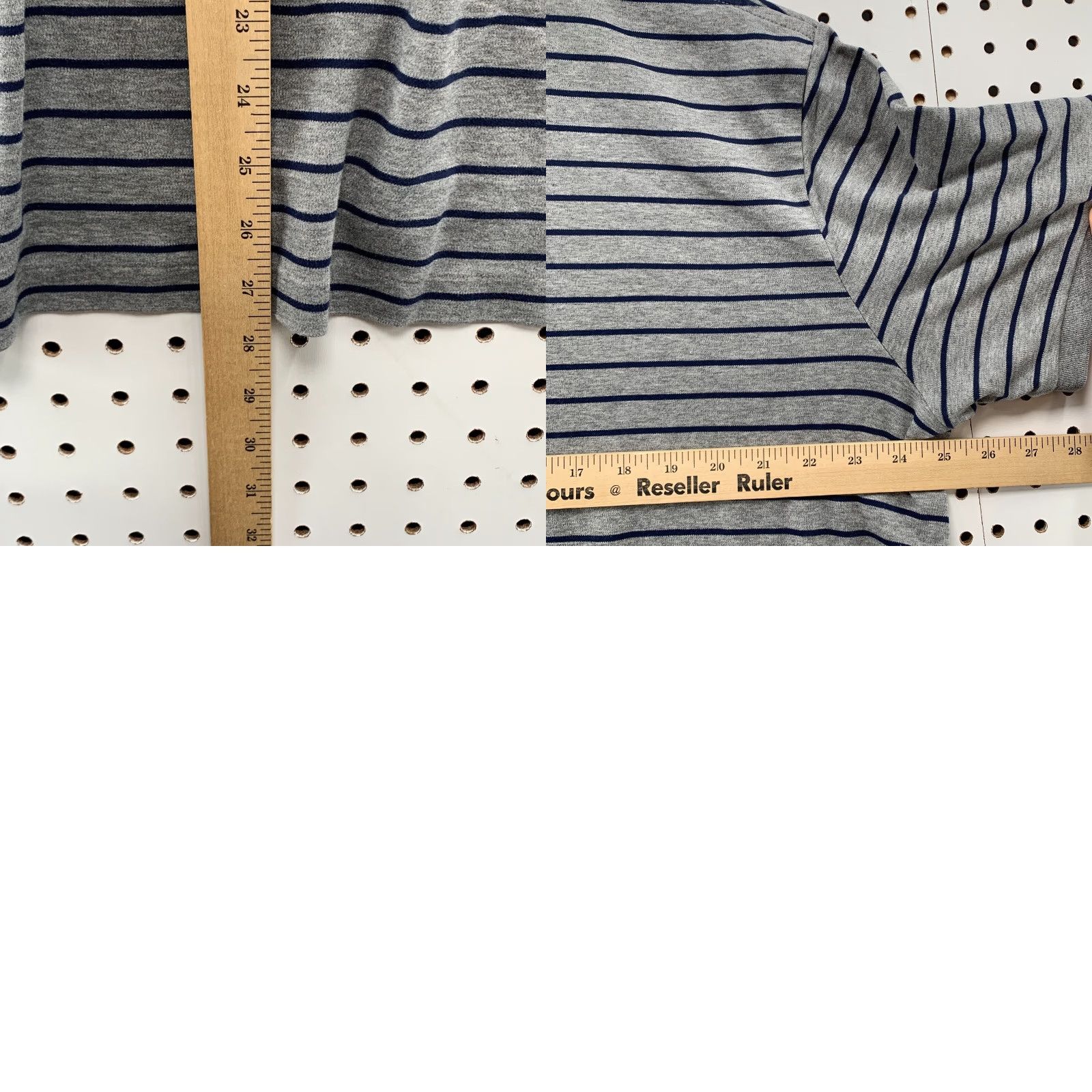 Polo Ralph Lauren Polo Ralph Lauren Collared Shirt Gray Black Striped Pony Pima Mens XL 25X27.5 Size US XL / EU 56 / 4 - 9 Thumbnail
