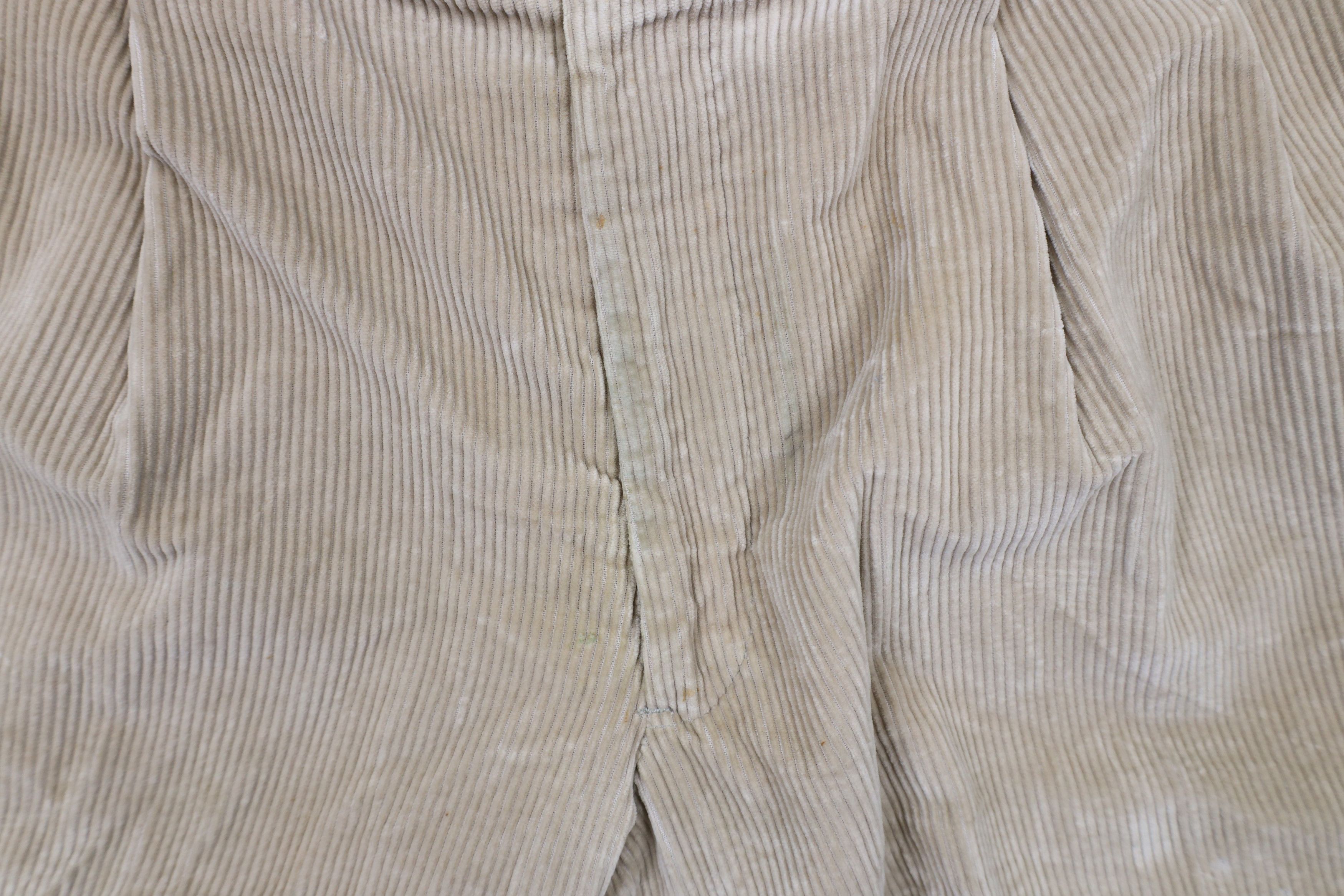 Bills Khakis × Vintage Vintage 90s Bills Khakis M2 Pleated Corduroy Pants Beige USA Size US 36 / EU 52 - 8 Thumbnail