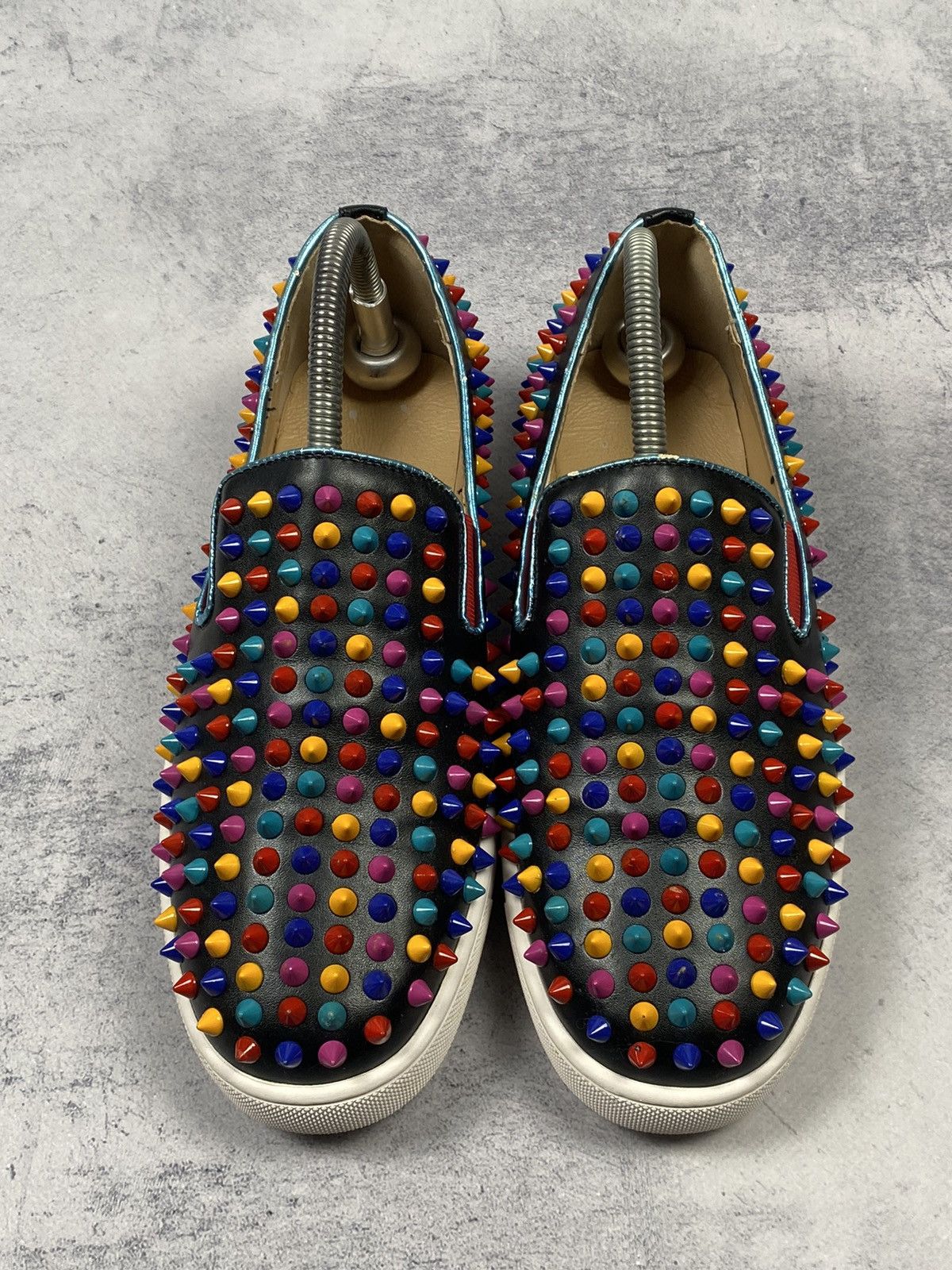 Christian Louboutin Christian Louboutin Mens Shoes Spikes Roller Boat Slipon Size US 6.5 / EU 39-40 - 8 Thumbnail